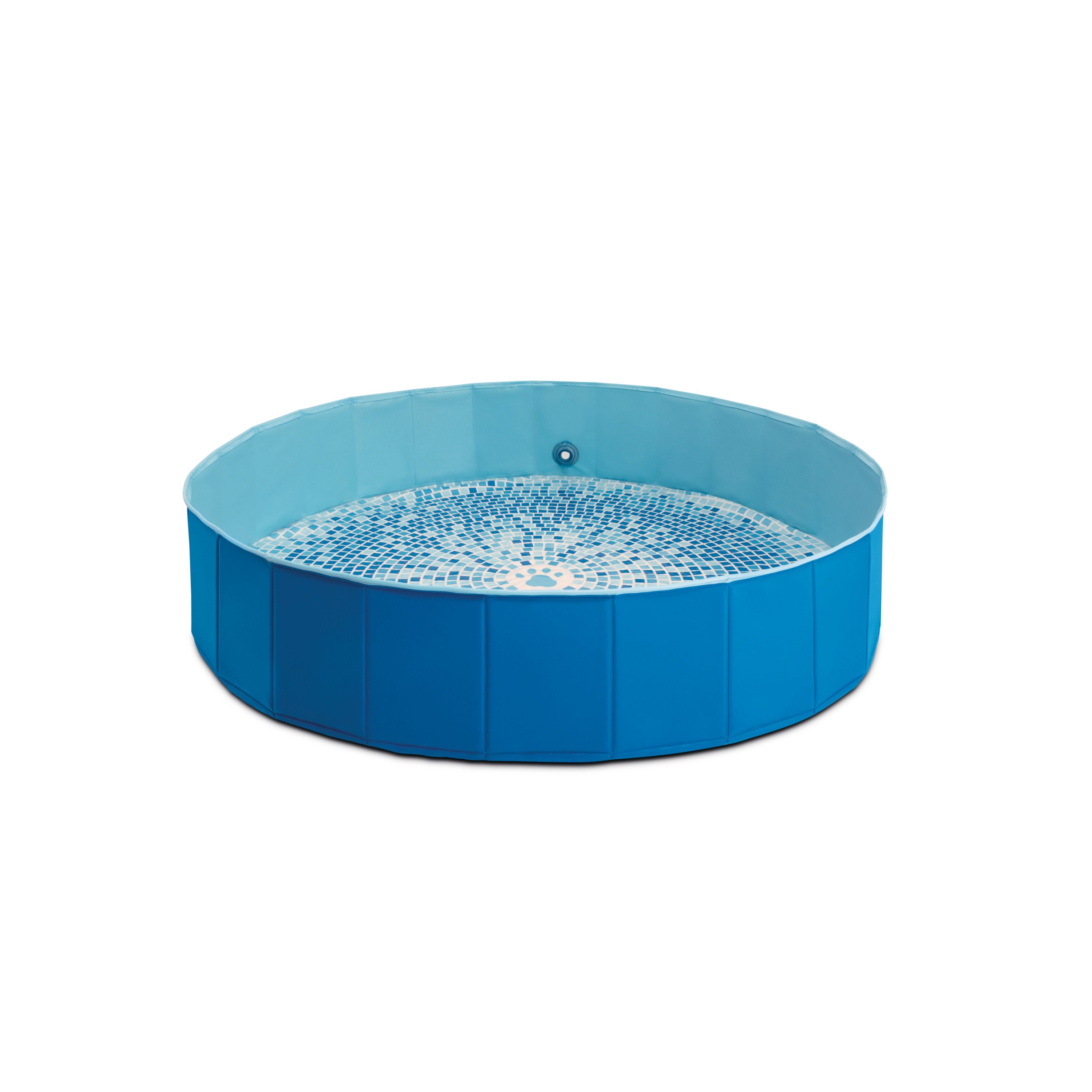 Planschbecken faltbarer Hundepool (blau, 152x30cm)