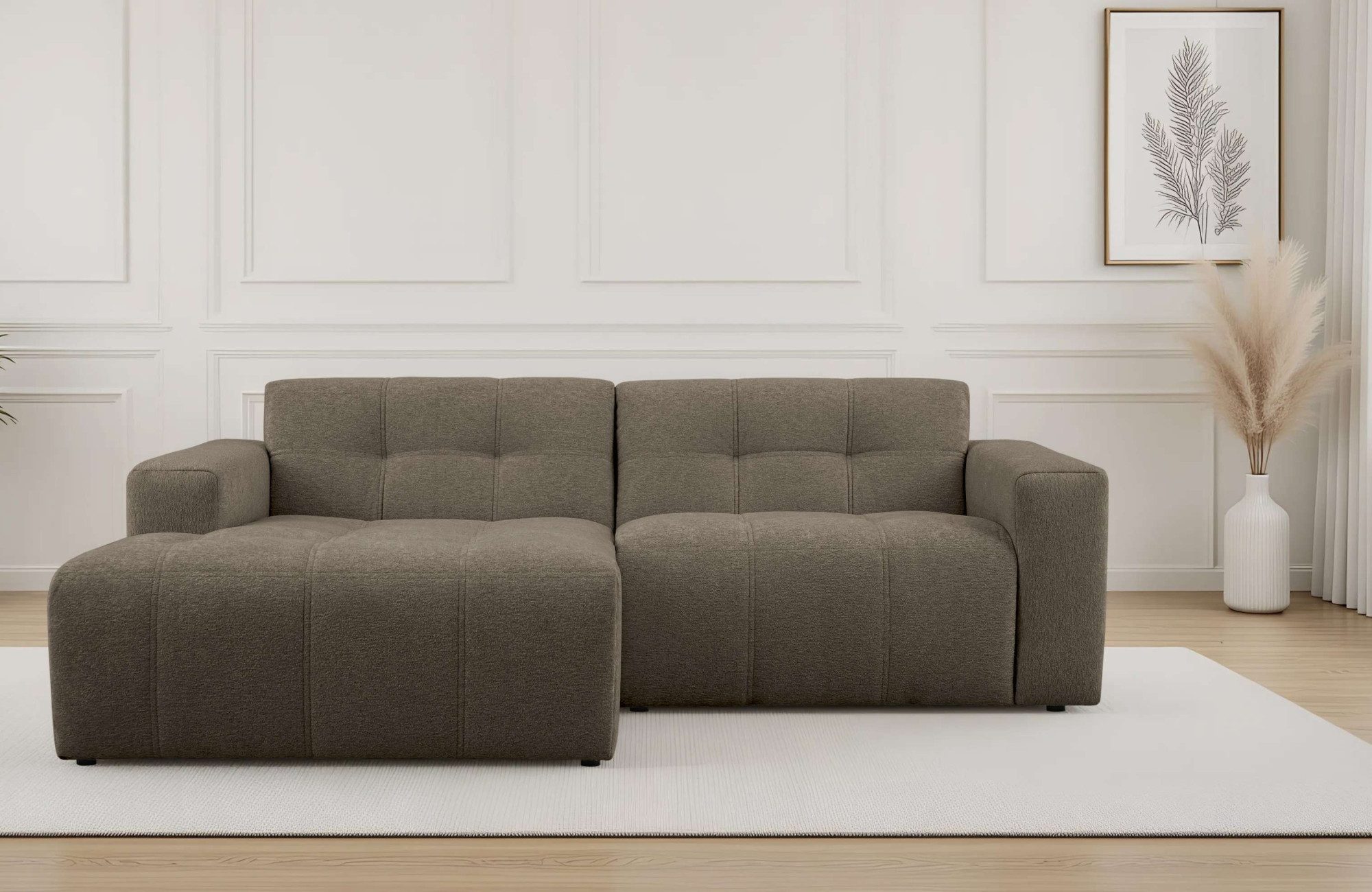 INOSIGN Ecksofa Tapley, Breite 221 cm, günstig online kaufen