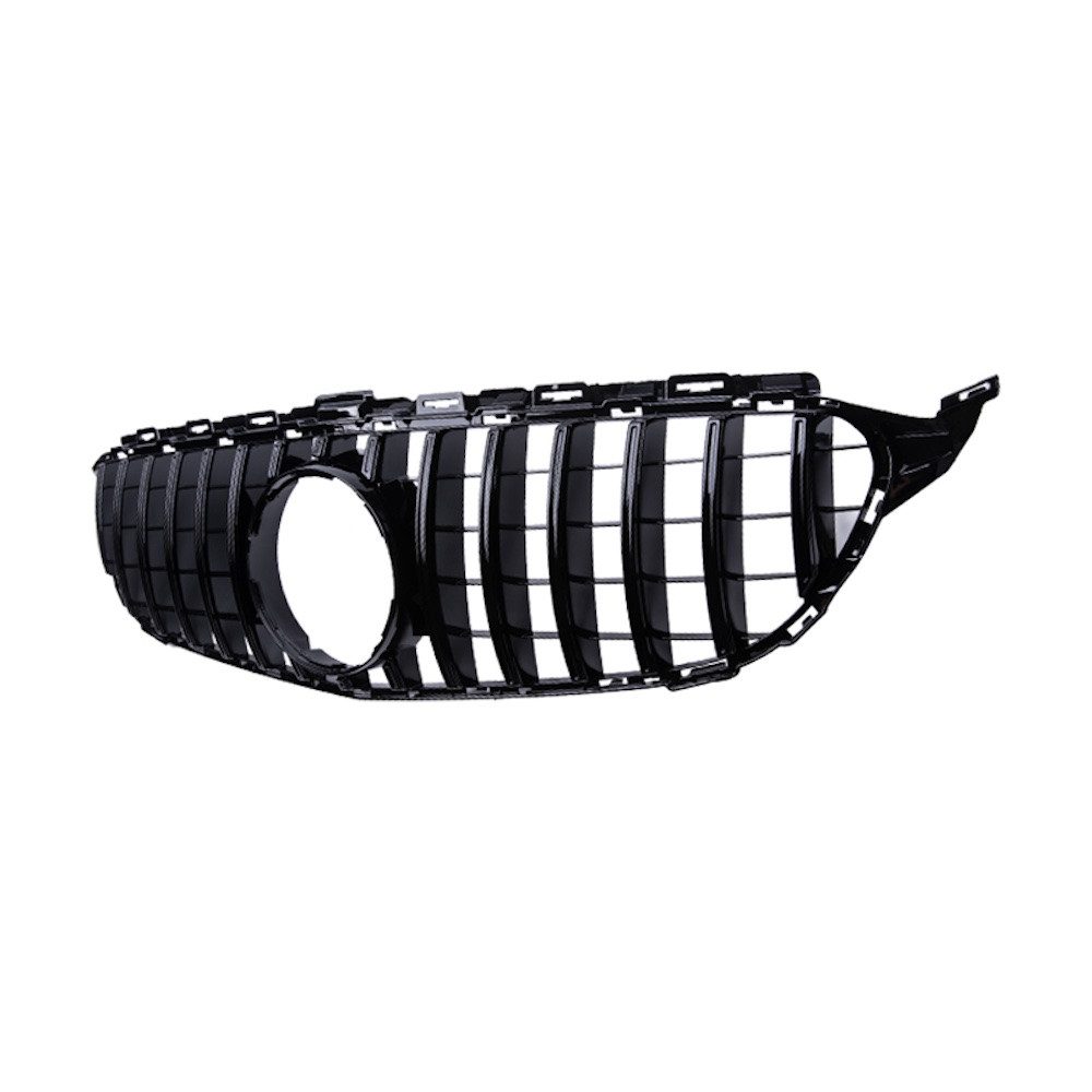 LLCTOOLS Kfz-Schmutzfänger Kühlergrill Schwarz Glanz passend für C Klasse W205 Panamericana, Front