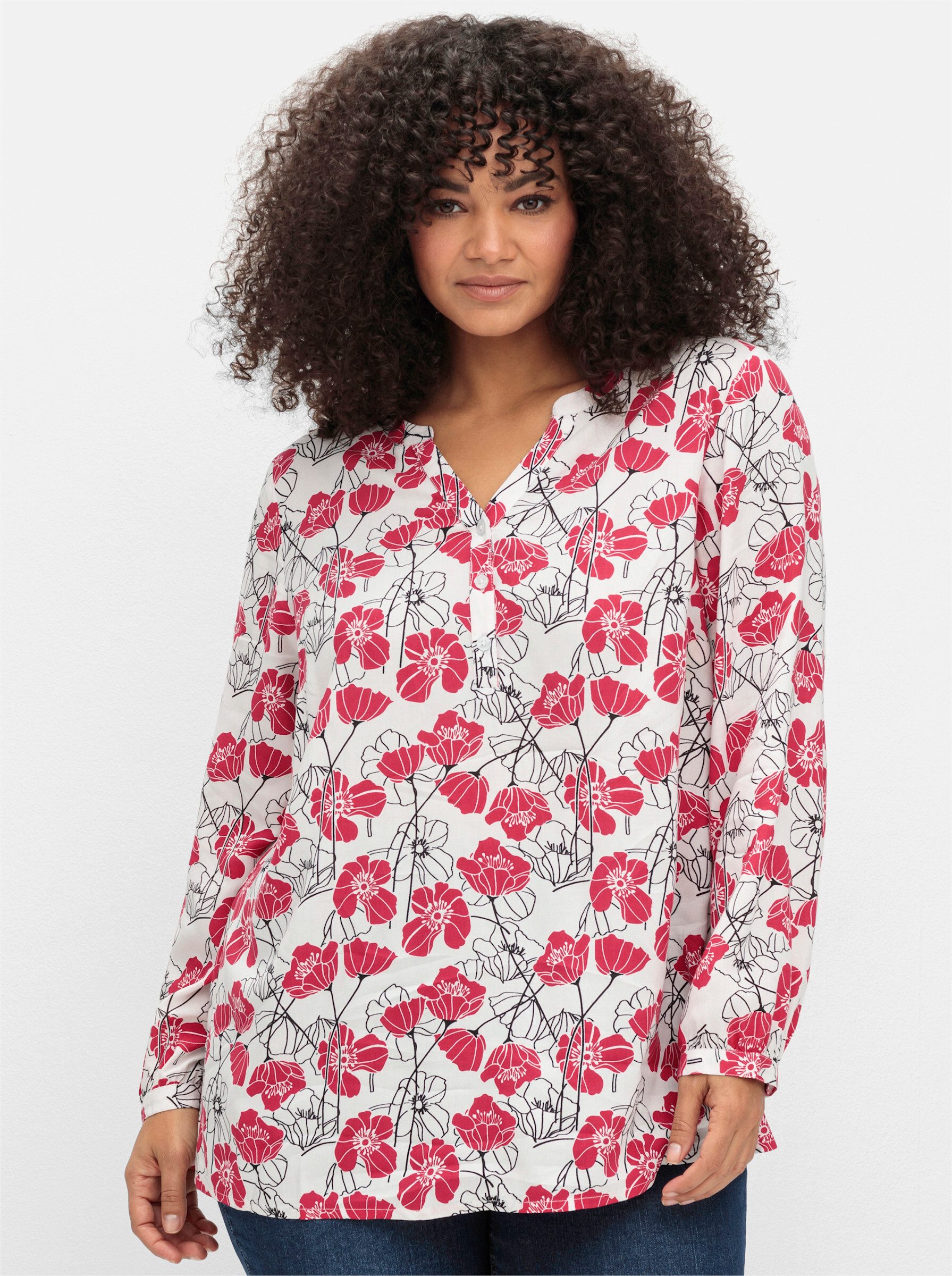 Sheego Klassische Bluse Tunika günstig online kaufen