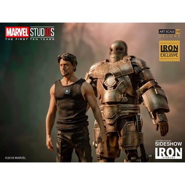 Iron Studios Sammelfigur Tony Stark und Mark I 1:10 Statue - Marvel Iron Man