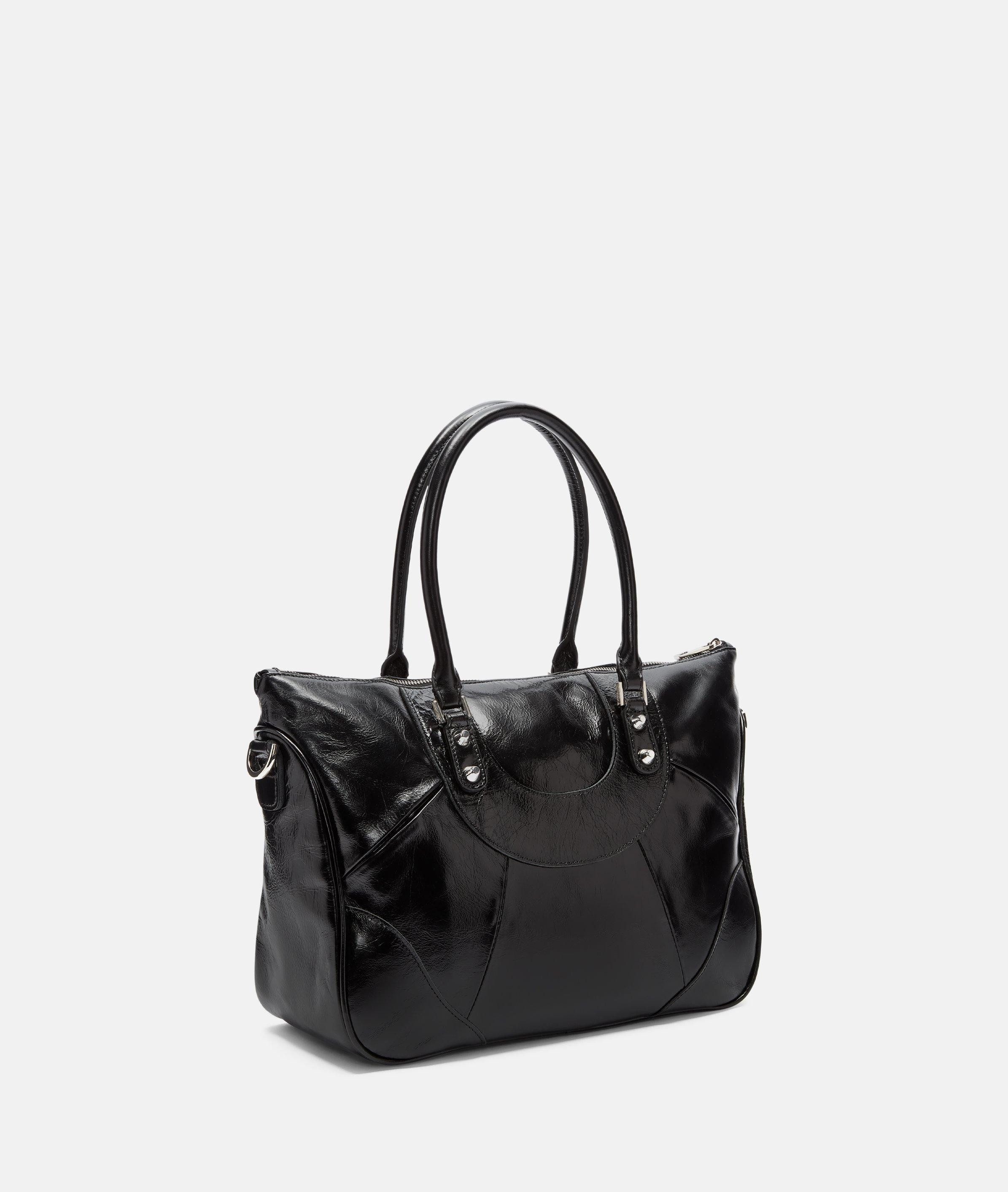 Liebeskind Berlin Schultertasche Satchel ESTHER, Geräumige Tasche mit gloss günstig online kaufen