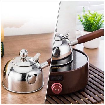 yozhiqu Wasserkocher Edelstahlkessel mit Schnellkochfunktion und präziser Wasserkocher, Temperaturregelung, elegantes Design für einfaches Aufbrühen von Tee
