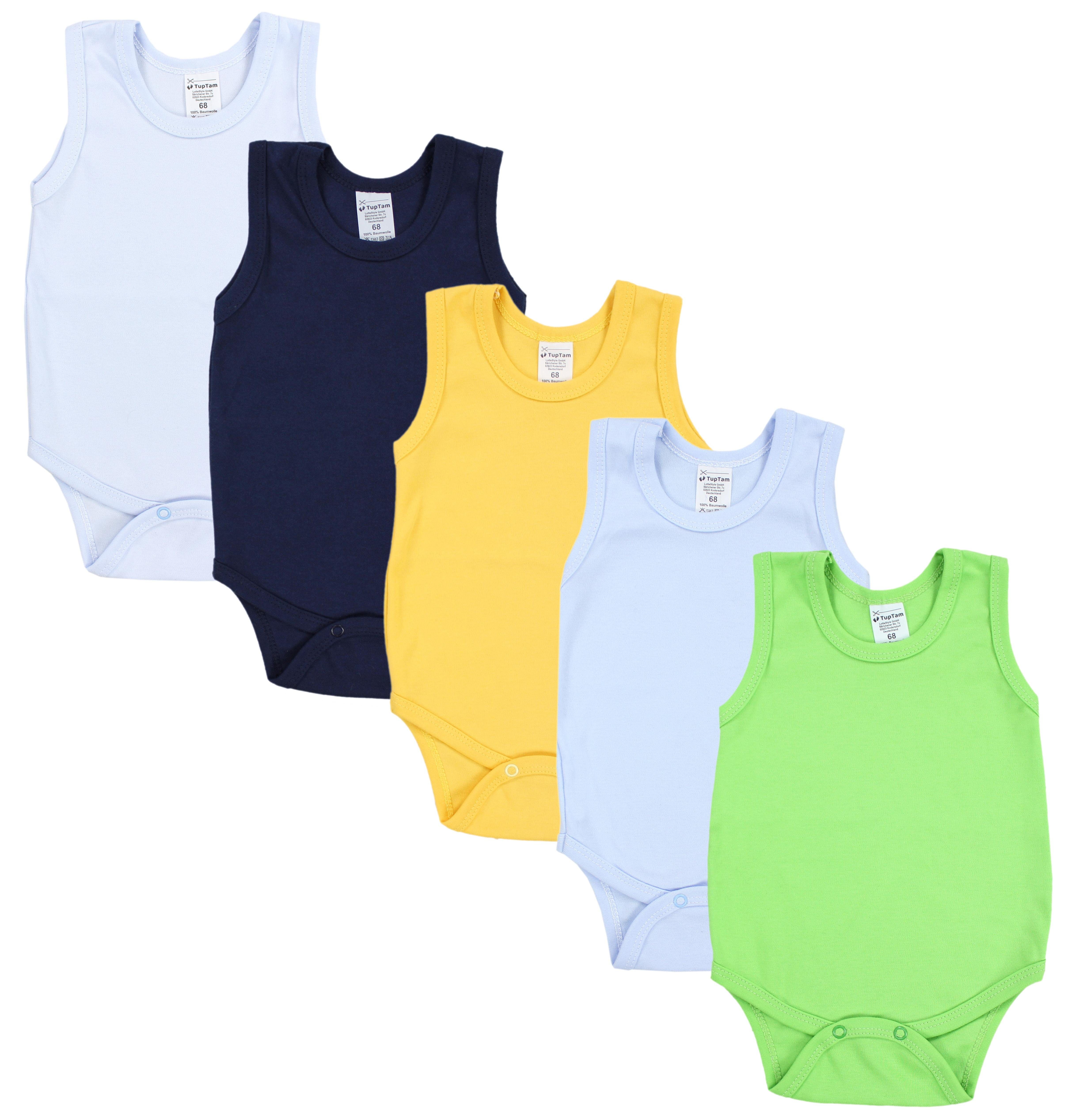 TupTam Achselbody Farbenmix Pack 5er TupTam Baby Body 1 in Jungen Unifarben
