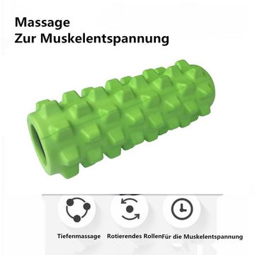 XDeer Saugglocke mit Massagerollen Faszienrolle mit 3D-Texturmassage,Mini-Massagerolle,Foam Roller, zur Muskelverspannungen lindern,Selbstmassage Fazienrolle für rücken