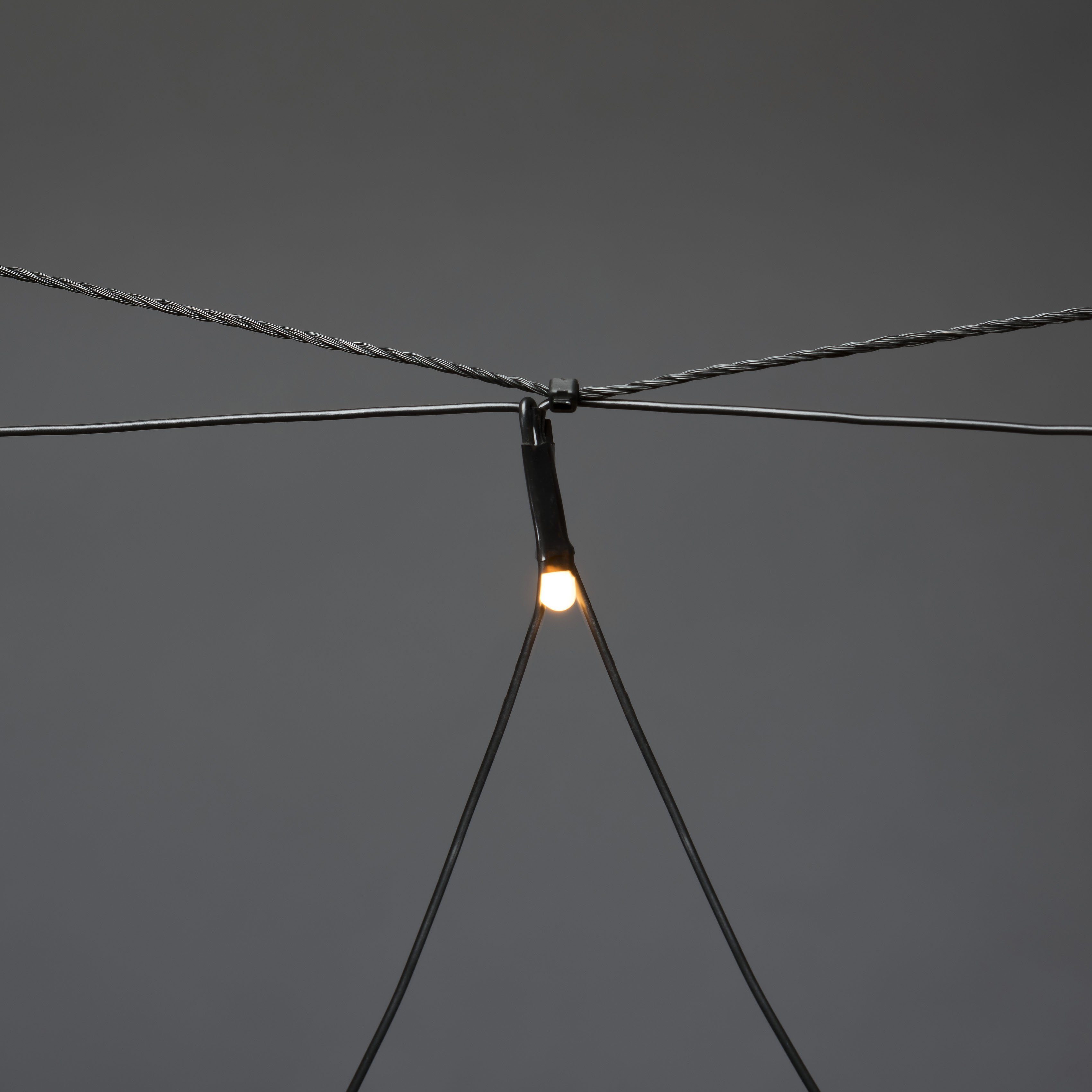 KONSTSMIDE LED-Lichternetz, 32-flammig, LED Lichternetz, 32 bernsteinfarbene Dioden