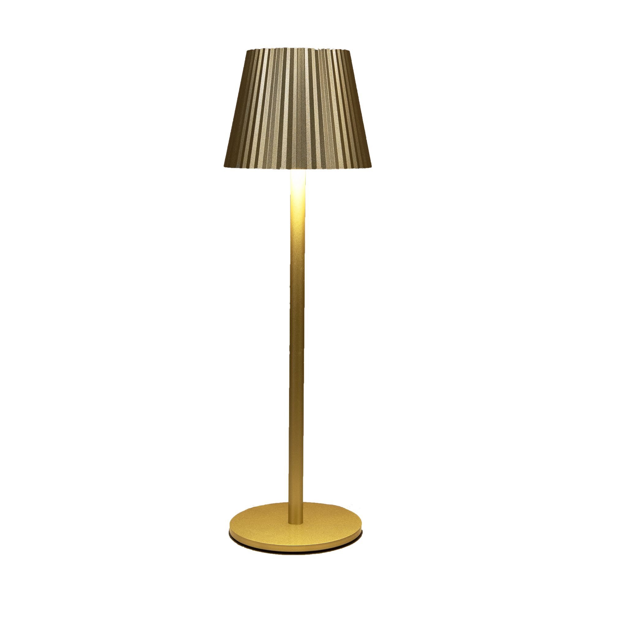 Coen Bakker Deco BV LED Außen-Tischleuchte Touch Tischlampe dimmbar mit Akku, In-/Outdoor, Touch-Funktion, LED fest verbaut, Kaltweiß, Warmweiß, Tageslichtweiß