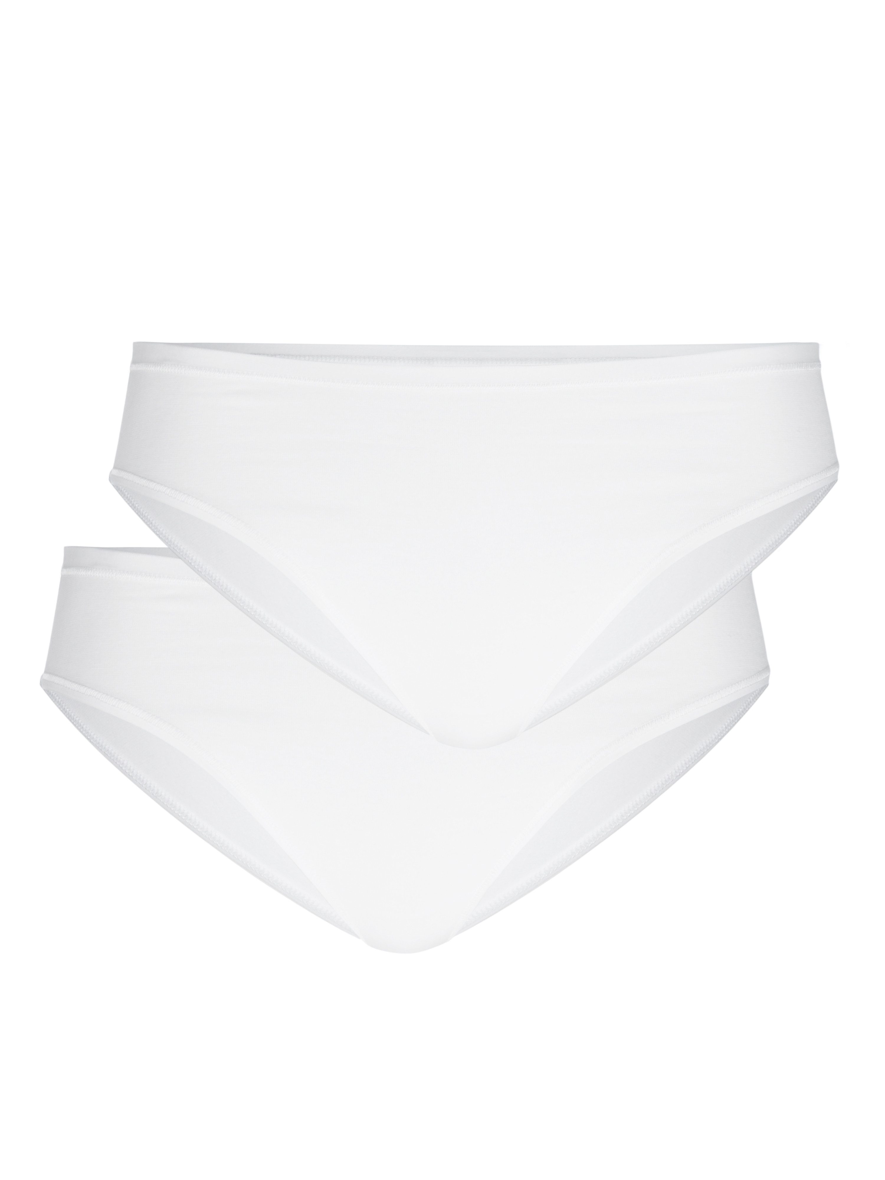 CALIDA Slip Benefit Women (2er Pack) elastisch, Single Jersey-Qualität, weich, Basic
