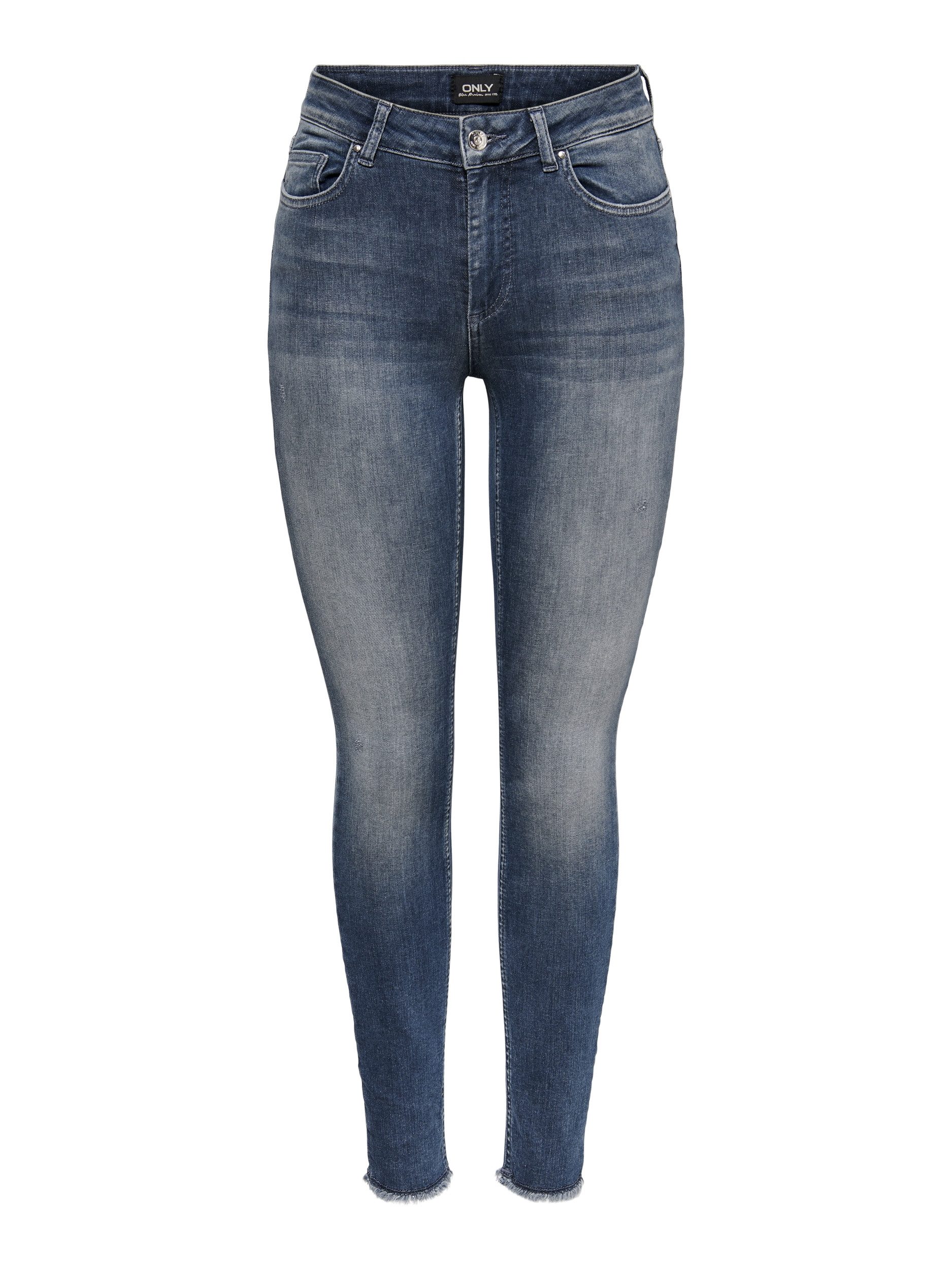 ONLY Bequeme Jeans ONLBLUSH MID SK ANK RW REA422 NOOS