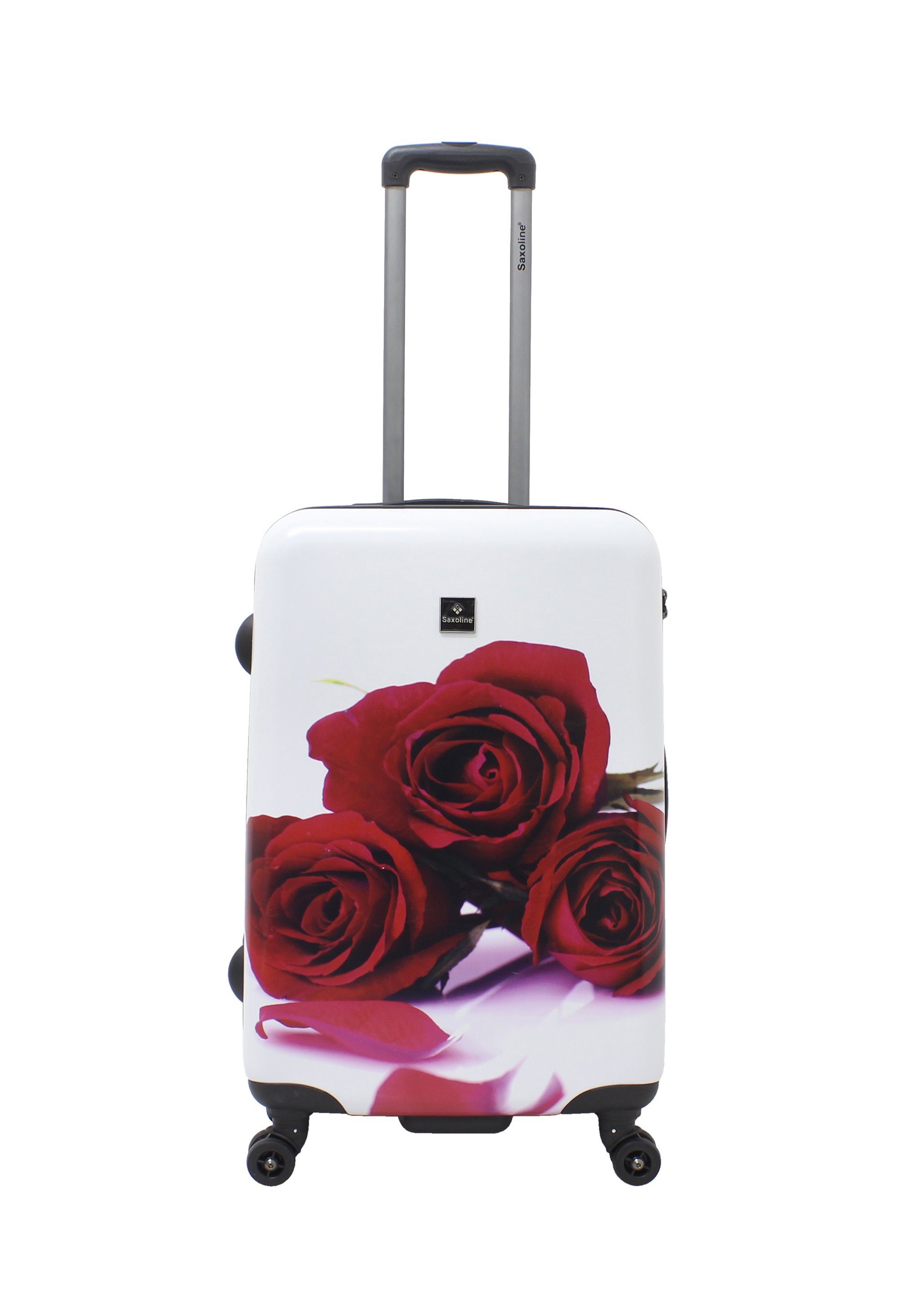 Saxoline® Koffer Roses, mit praktischen Tragegriffen
