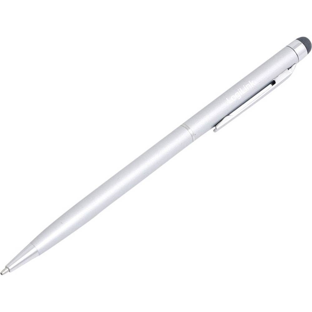 LogiLink Eingabestift ® Touch Pen mit integriertem Kugelschreiber AA0041 mit Kugelschreiber