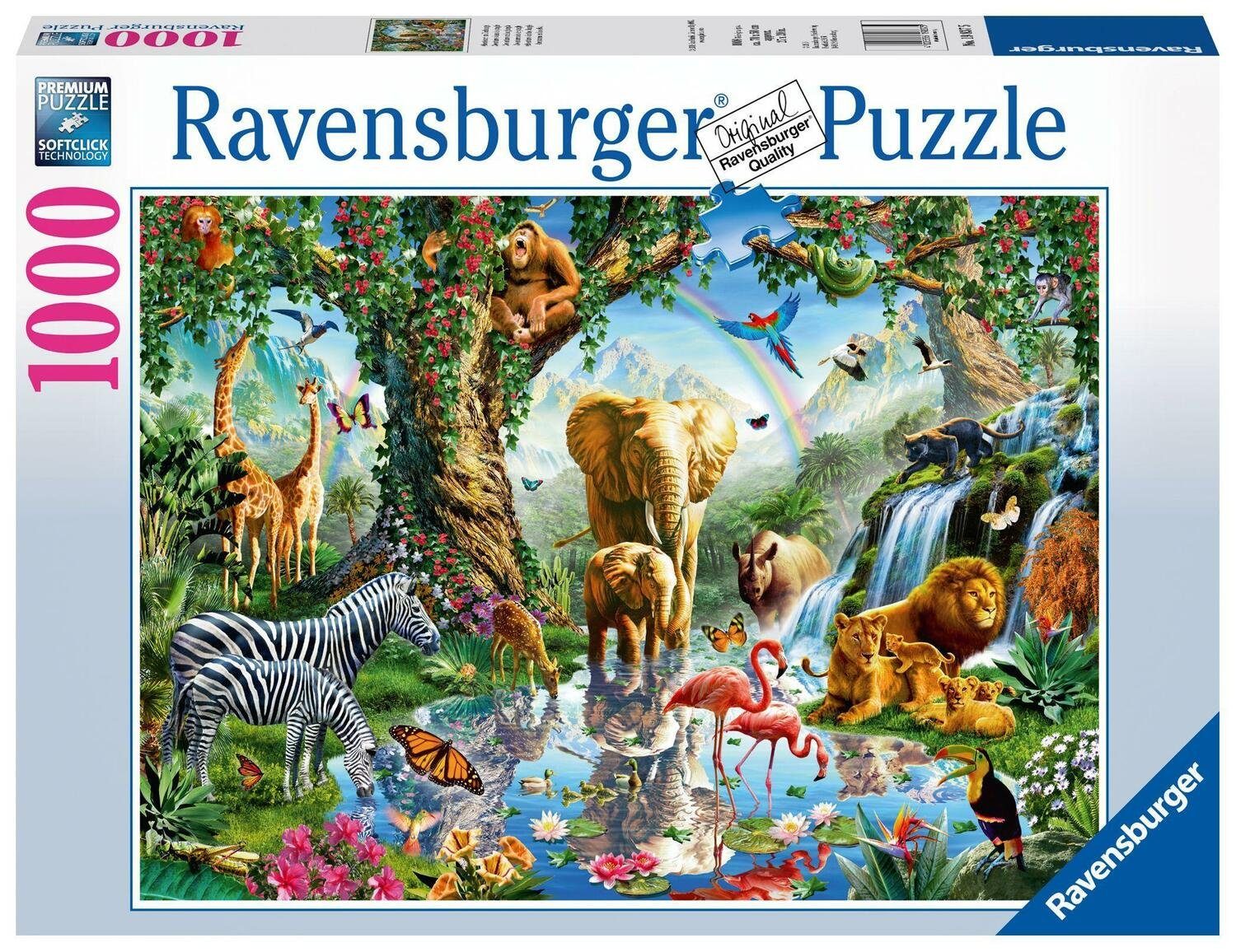 Wie Lange Braucht Man Für Ein 1000 Teile Puzzle Ravensburger Puzzle Abenteuer im Dschungel - Puzzle mit 1000 Teilen