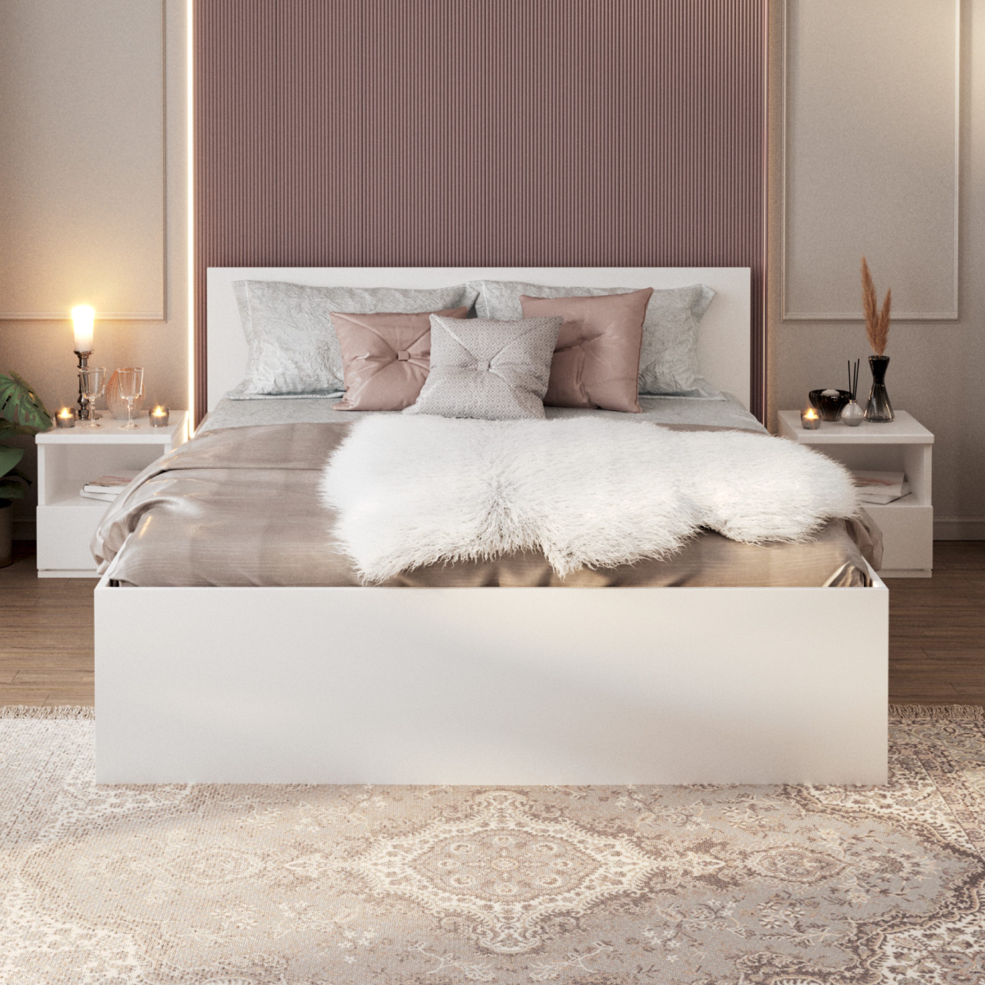 FDM Stauraumbett Bett Stauraumbett PANAMA SP Bettgestell 140x200 & weitere günstig online kaufen