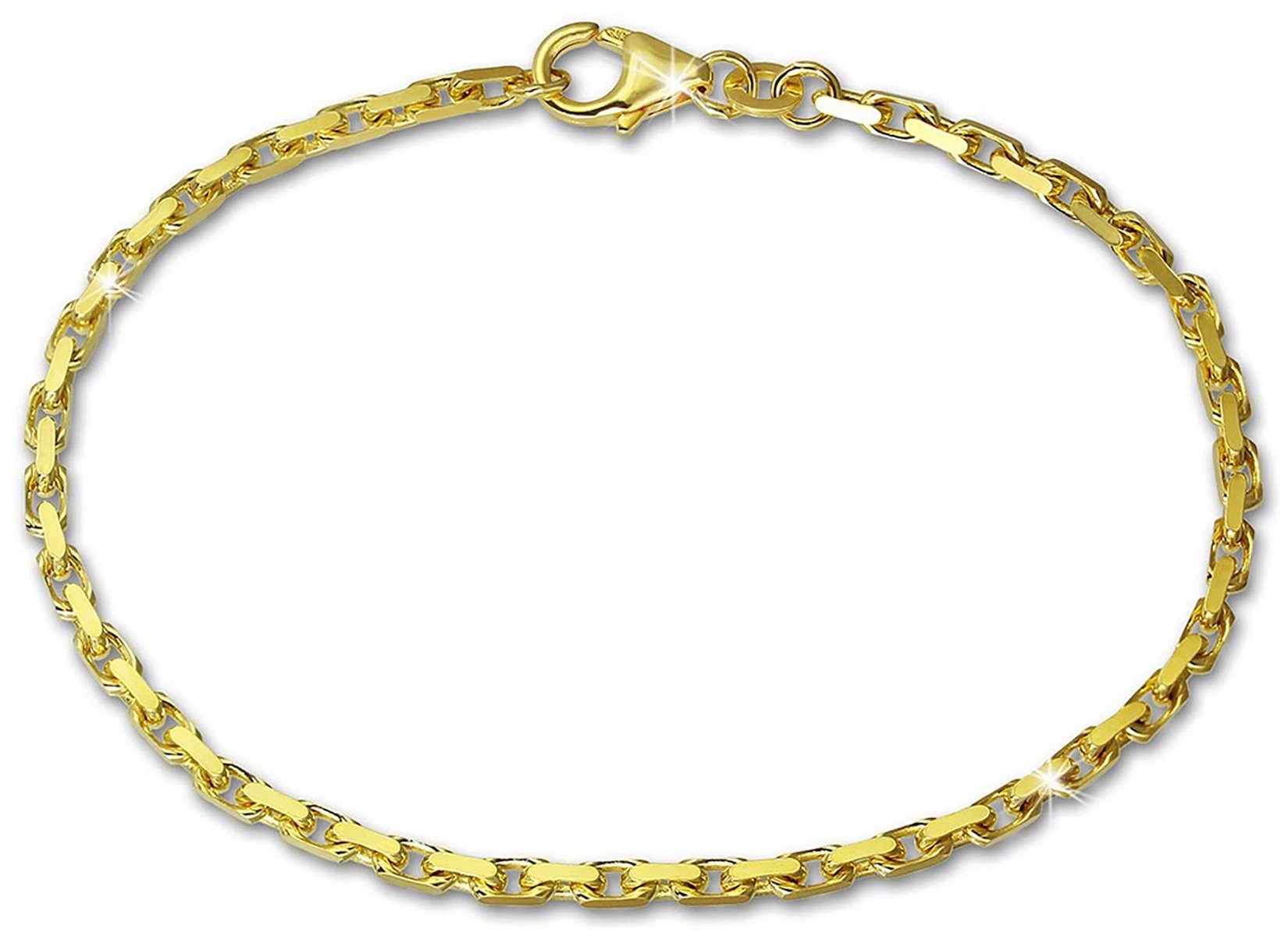 GoldDream Goldarmband GoldDream 18,5cm Armband Anker (Armband), Damen Armband (Anker) ca. 18,5cm, 333 Gelbgold - 8 Karat, Farbe: gold