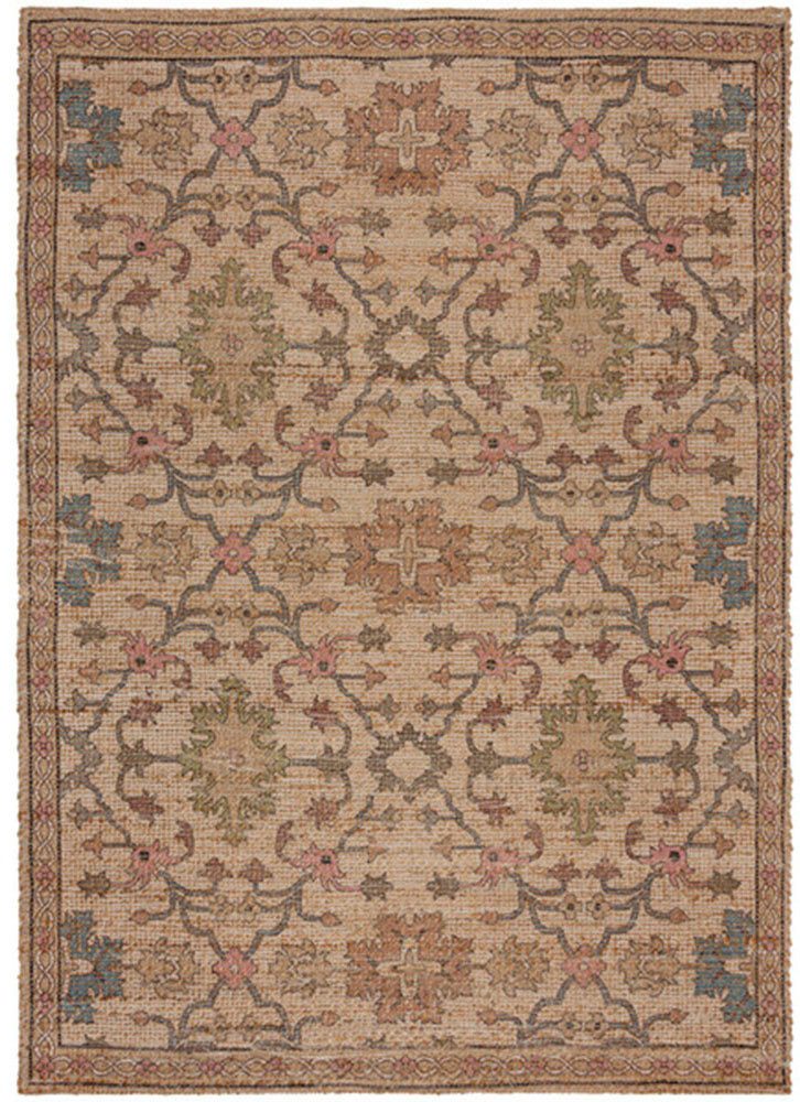 FLAIR RUGS Teppich Celine Jute, rechteckig, Höhe: 1 mm, Chenille-Jutemischung Teppich, Wohnzimmer, Schlafzimmer, Büro