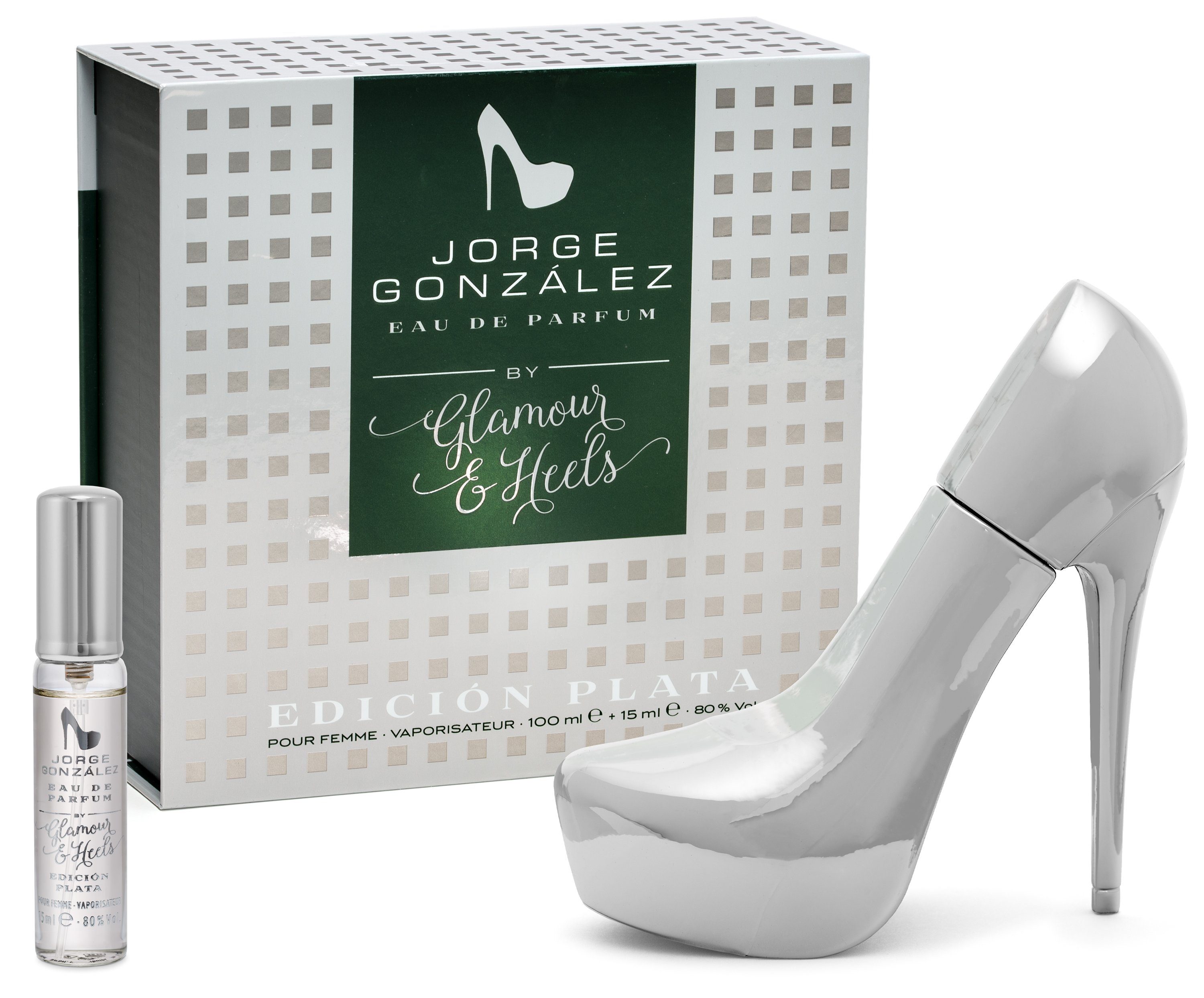 JORGE GONZÁLEZ für Eau Frauen Eau 100 de Parfum EDICIÓN PLATA de Duft Parfum, + 15ml, Damenduft