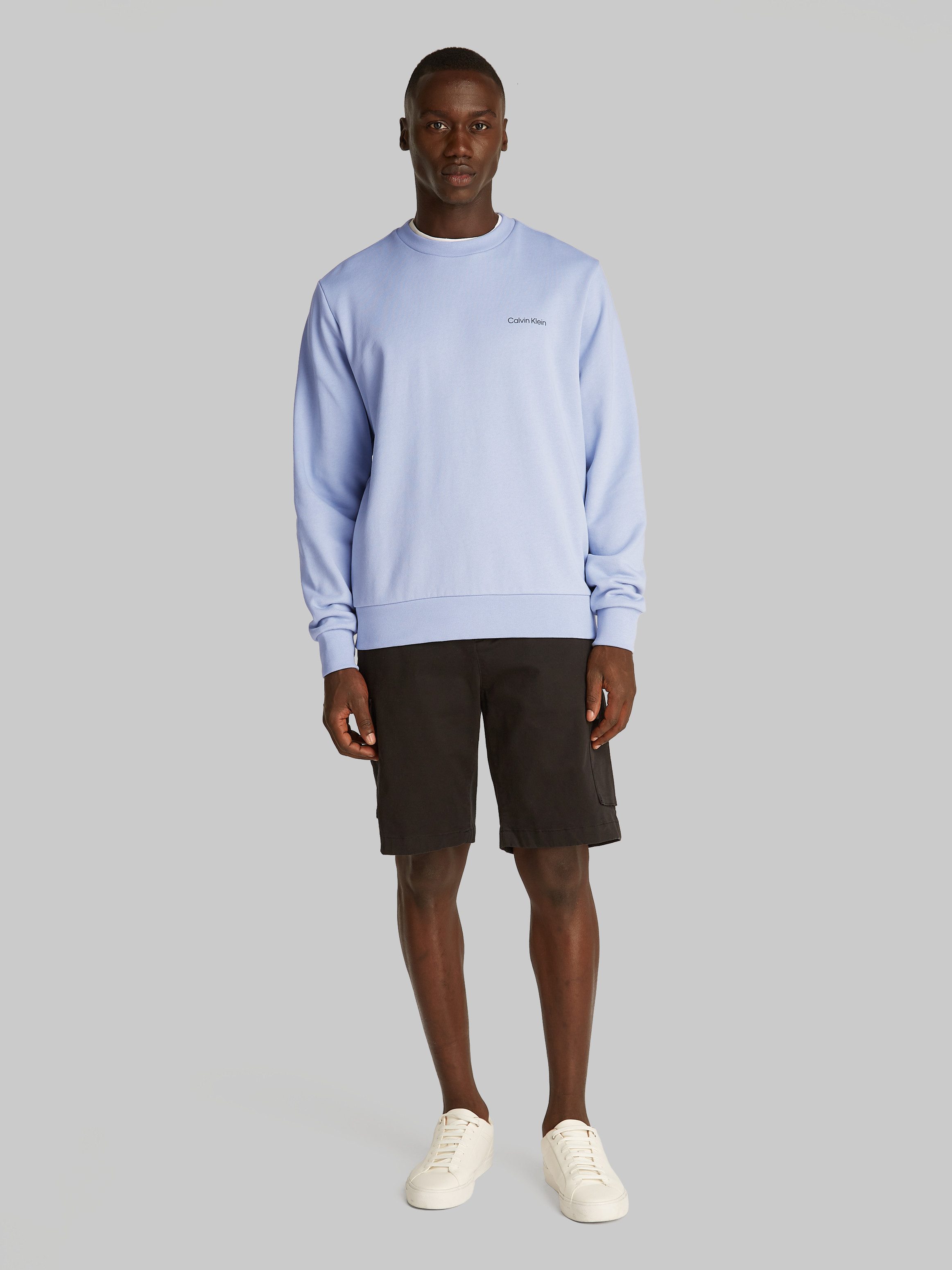 Calvin Klein Sweatshirt CP-LINEAR BOX LOGO SWEATSHIRT mit Logo auf der Rückseite