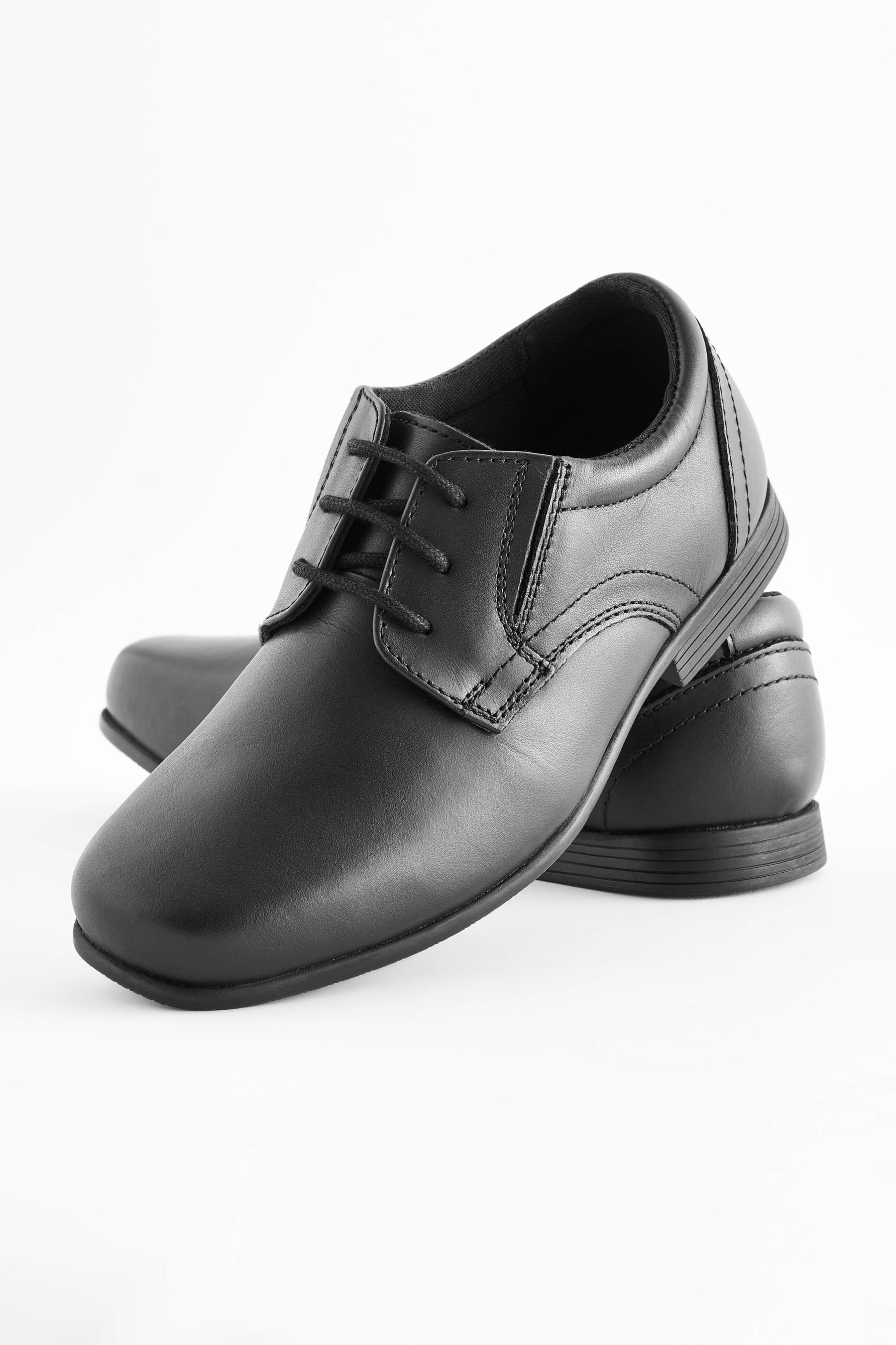 Next Leder-Loafer zum Schnüren, weite Passform Schnürschuh (1-tlg)