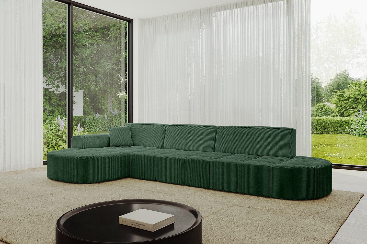 ALTDECOR Ecksofa Livo-L2, Sofa Praktische Bequeme Funktionsecke Couch L-Form Eckcouch, Corner Sofa L-Form Vielseitige Sofa Wohnlandschaft Wohnzimmer