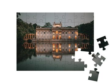 puzzleYOU Puzzle Palast auf dem Wasser im Lazienki Park, Warschau, 48 Puzzleteile, puzzleYOU-Kollektionen Polen