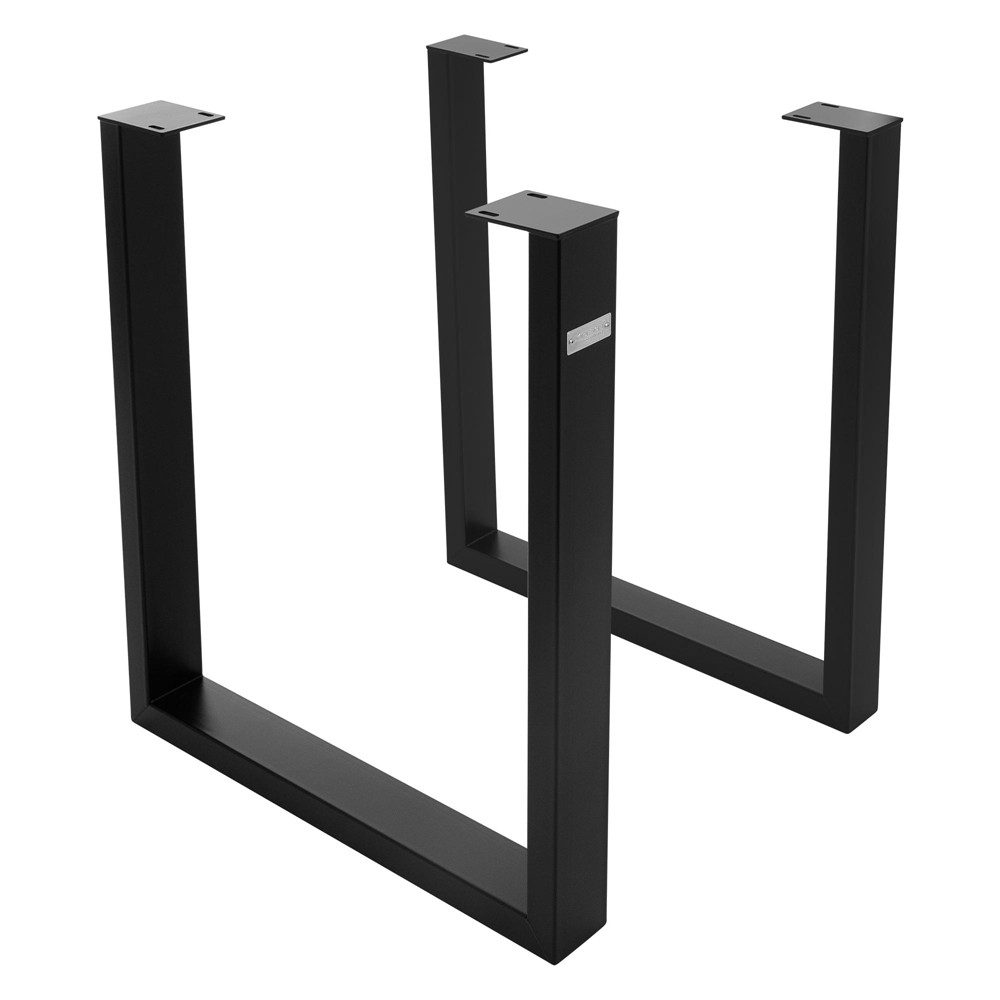 ML-DESIGN Tischbein 2er Set Tischgestell Bankkufen Tischkufen Möbelfüße aus Stahl, Kufengestell Bankkufen für Couchtisch/Sitzbank DIY-Projekte