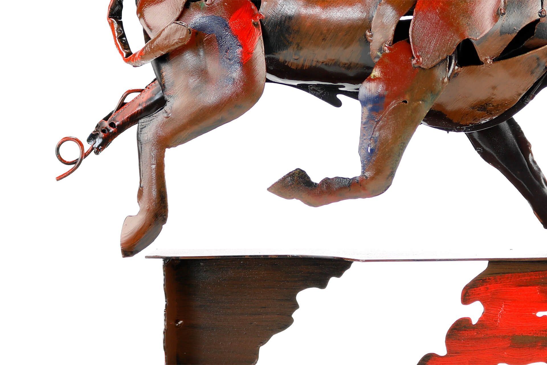 KUNSTLOFT Dekofigur Power of cm, Kunststein Figur 39x48x12 aus the Bull handgefertigte