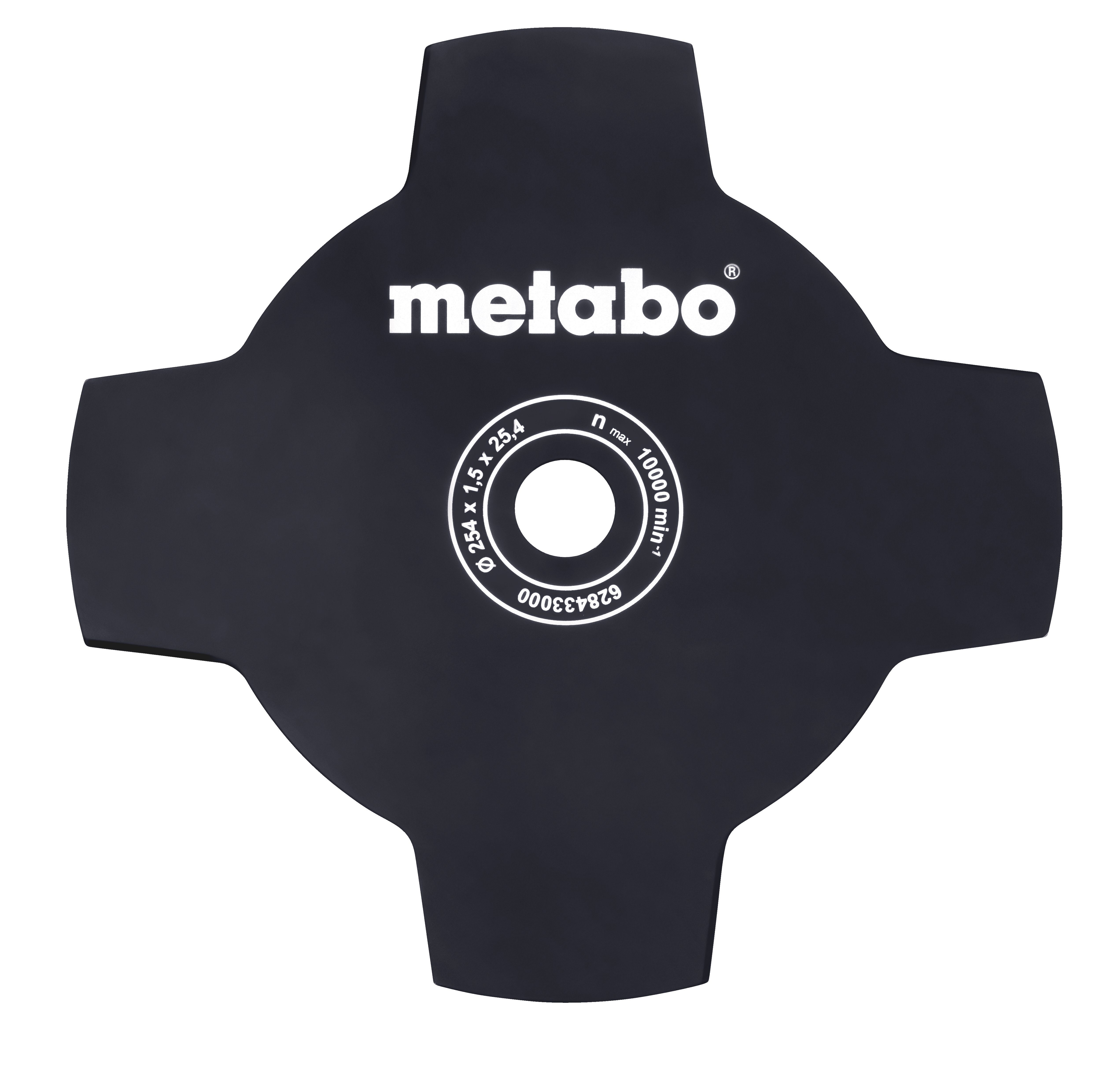 metabo Grasschermesser Metabo Grasmesser Freischneider 4-flügelig für trockenes starkes Gras