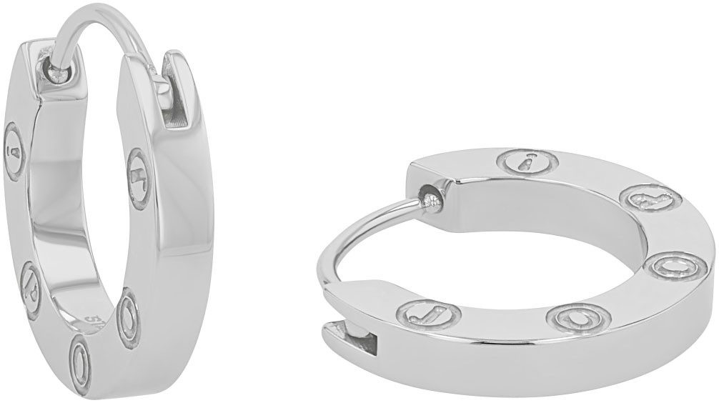 JOOP! Paar Creolen 2038968 silberfarben... JOOP! Paar Creolen 2038968 silberfarben...