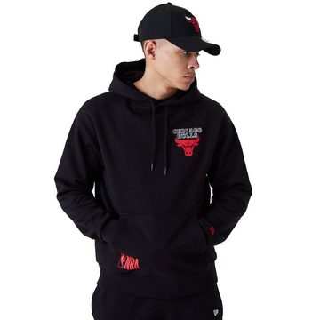 New Era Hoodie Hoodie New Era Logo Oversized Chicago Bulls (1-tlg) Kängurutasche