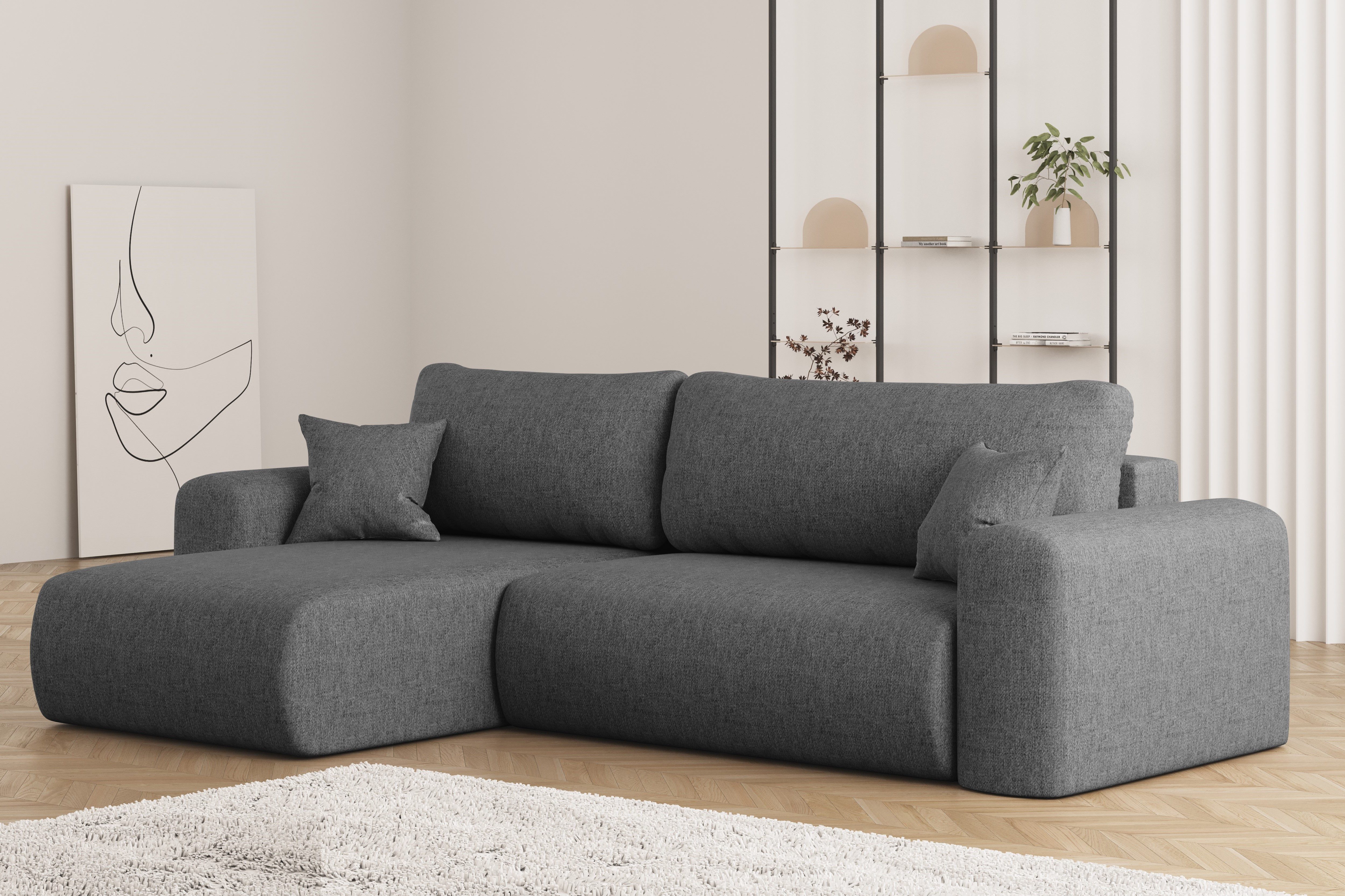 Kaiser Möbel Ecksofa Ecksofa mit Schlaffunktion günstig online kaufen