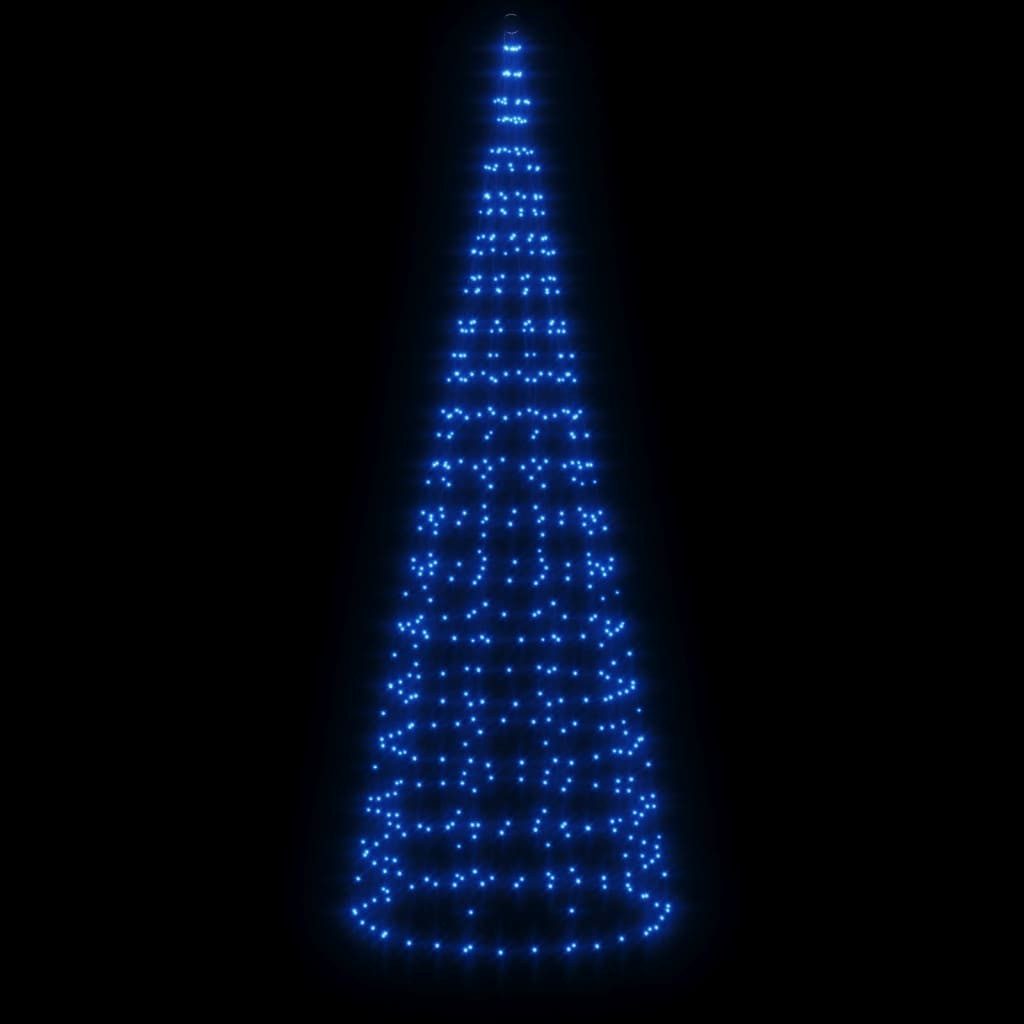 vidaXL Künstlicher Weihnachtsbaum LED-Weihnachtsbaum 550 LEDs Blau 300 cm
