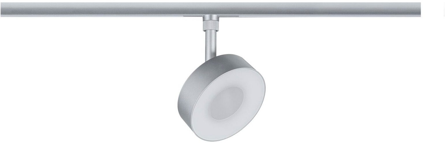 Paulmann Schienensystem-Leuchten URail Spot Circle 1x5W 2700-4000K 230V, Farbsteuerung, Farbwechsel, Memoryfunktion, mehrere Helligkeitsstufen, LED fest integriert, Farbwechsler, 3-Step-Dim