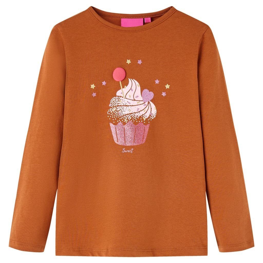 Langarmshirt Kinder-Langarmshirt Cognac 116