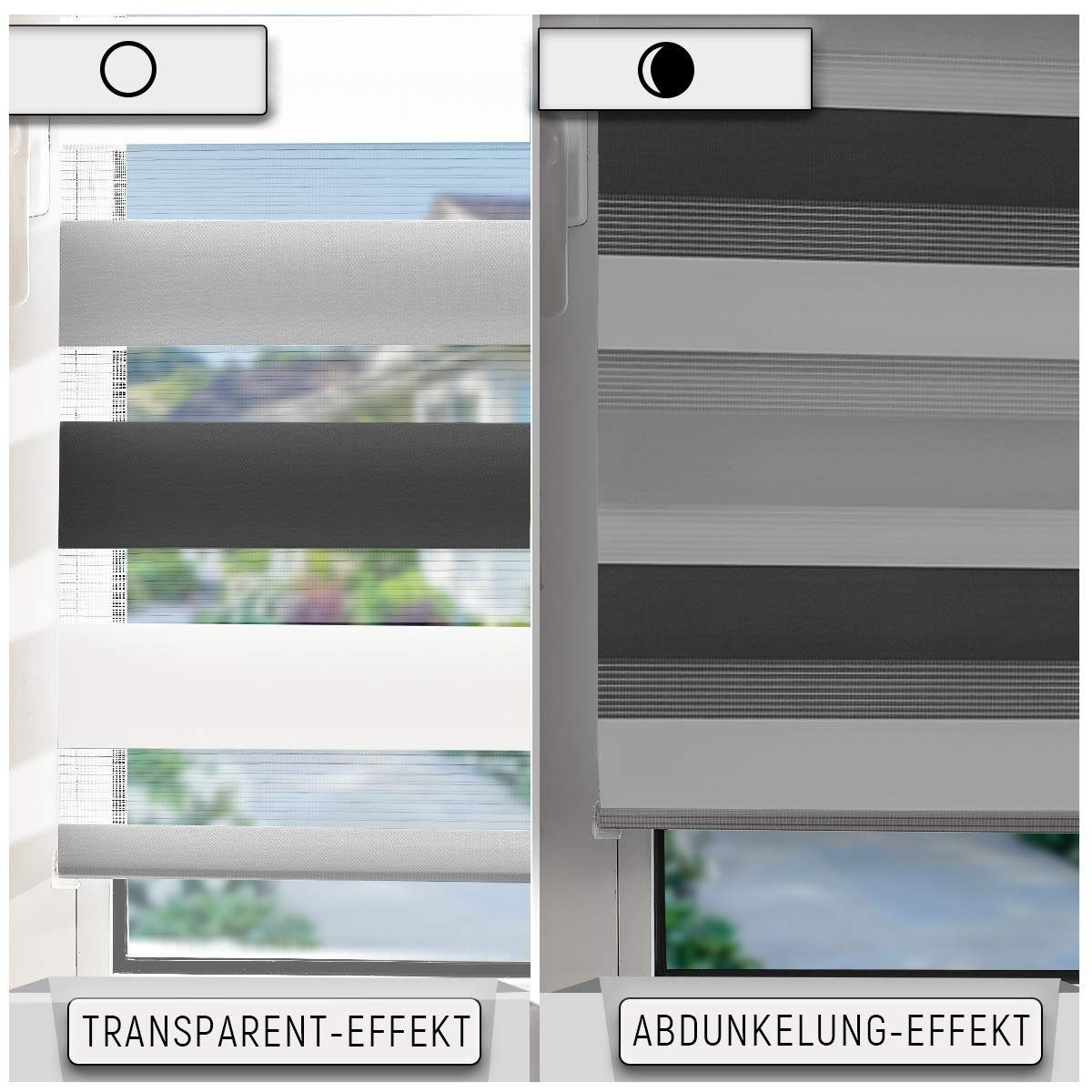 Weiß-Grau-Anthrazit