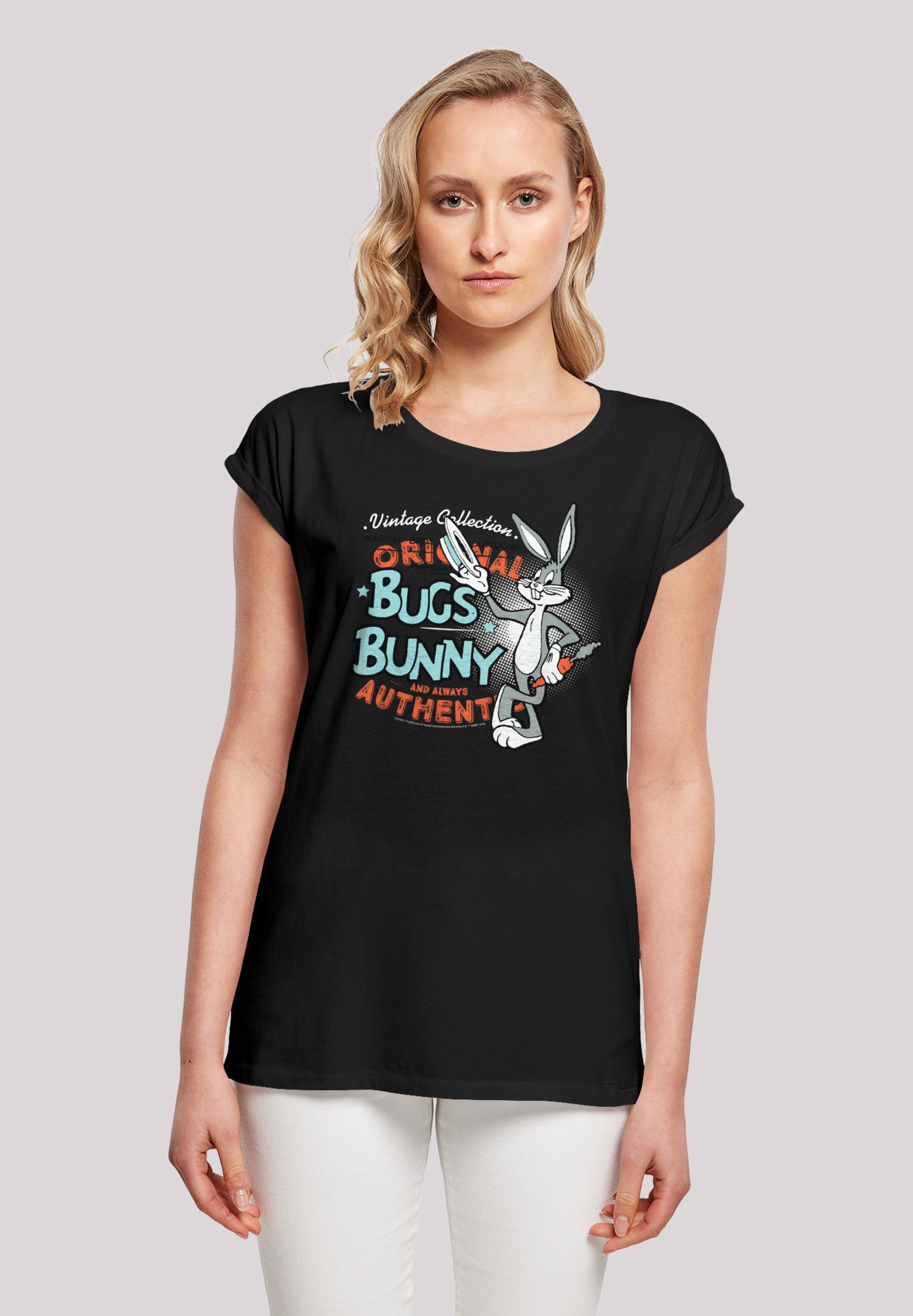 F4NT4STIC T-Shirt Looney Tunes Bugs Vintage Bunny Print