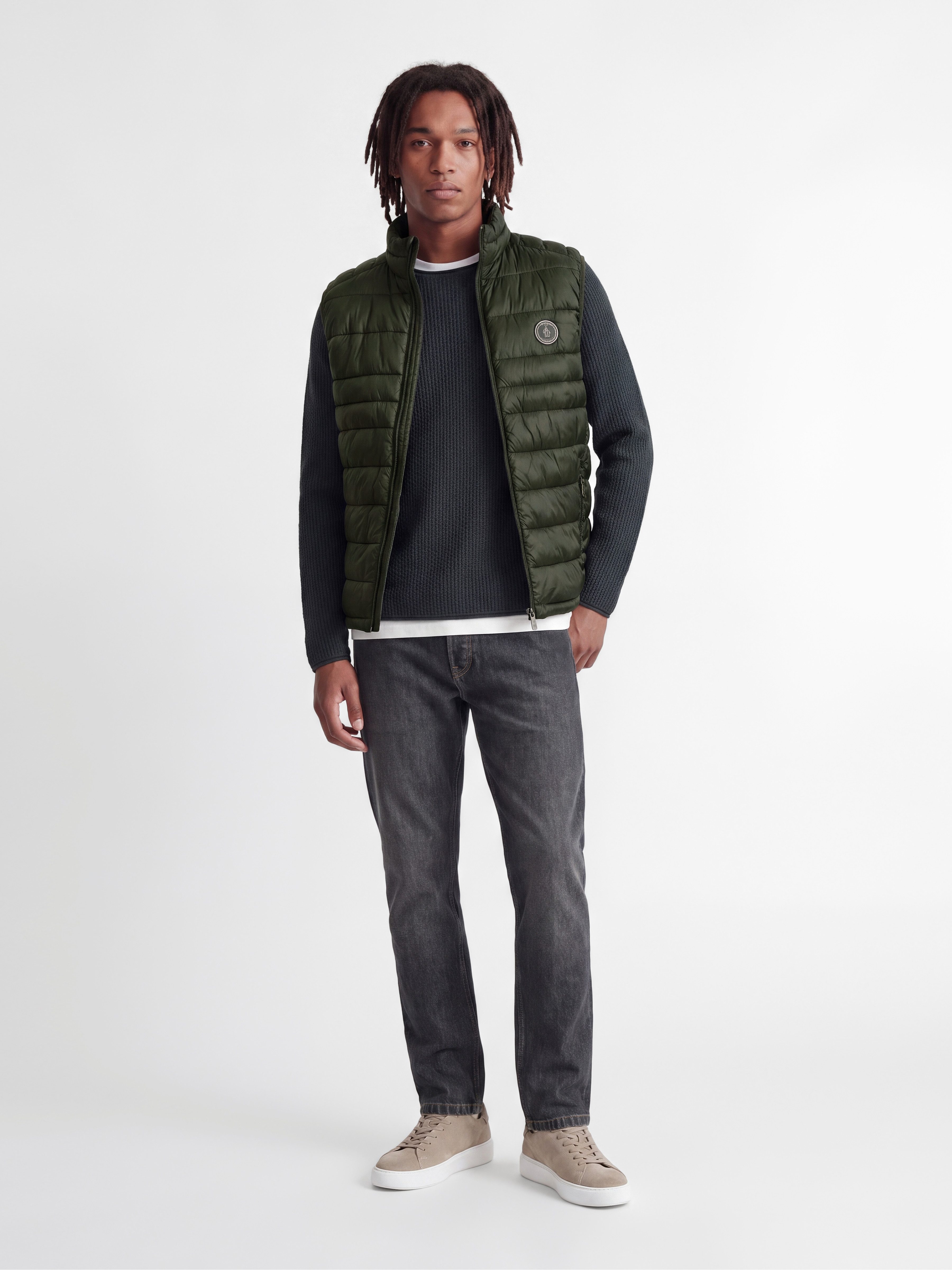 Jack & Jones Steppweste JJEKINGSLEY LIGHT BODYWARMER COLLAR NOOS Kunstfaser, regular fit – Bild 3 von 5
