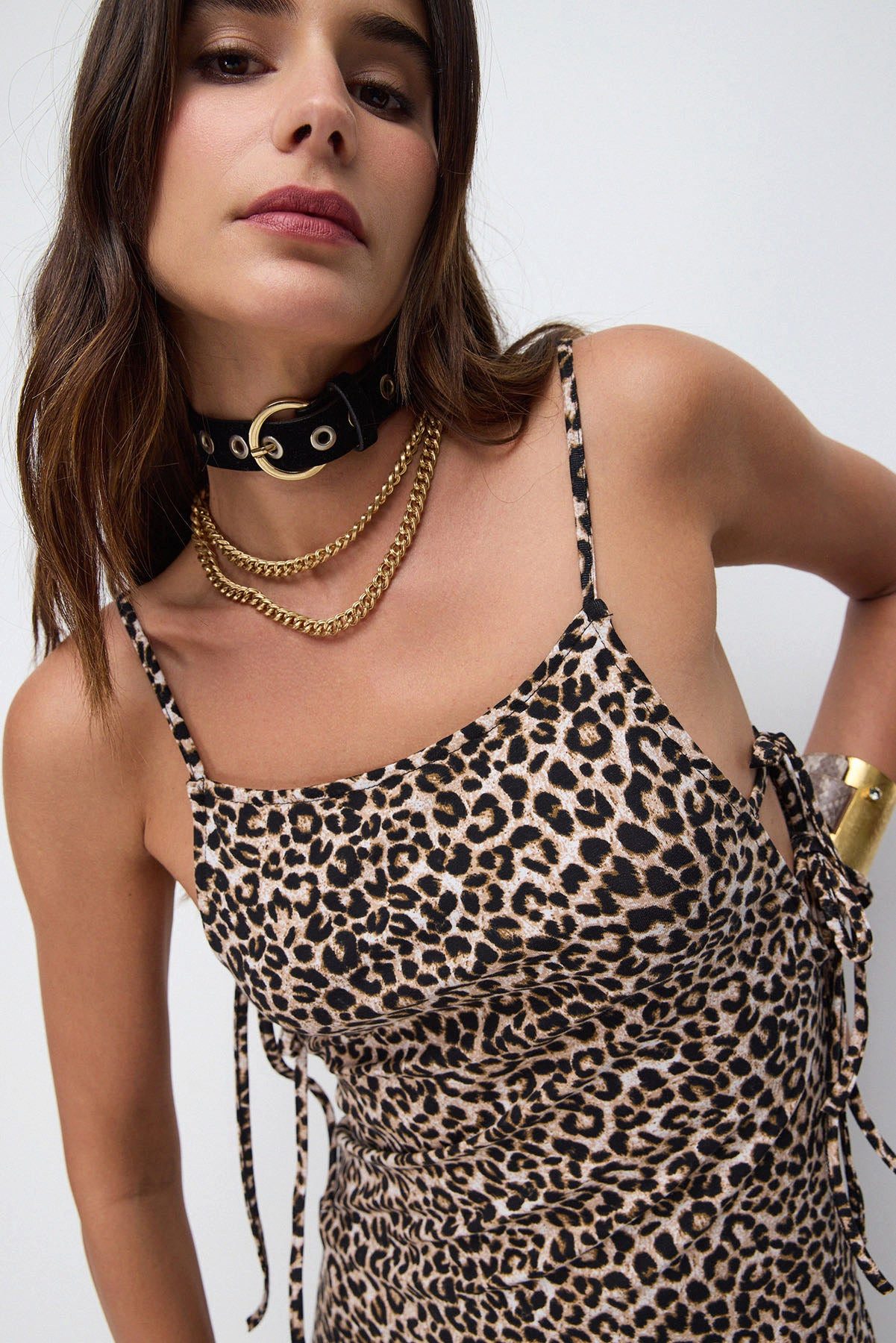 No Matter What Minikleid Minikleid mit Leopardenmuster – Bild 3 von 5