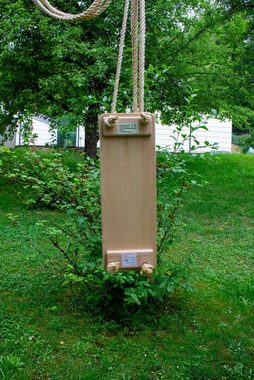 GICO Spielzeug-Arztkoffer Familienschaukel aus Holz mit extra gr. Sitzfläche 90 kg emwe 2447