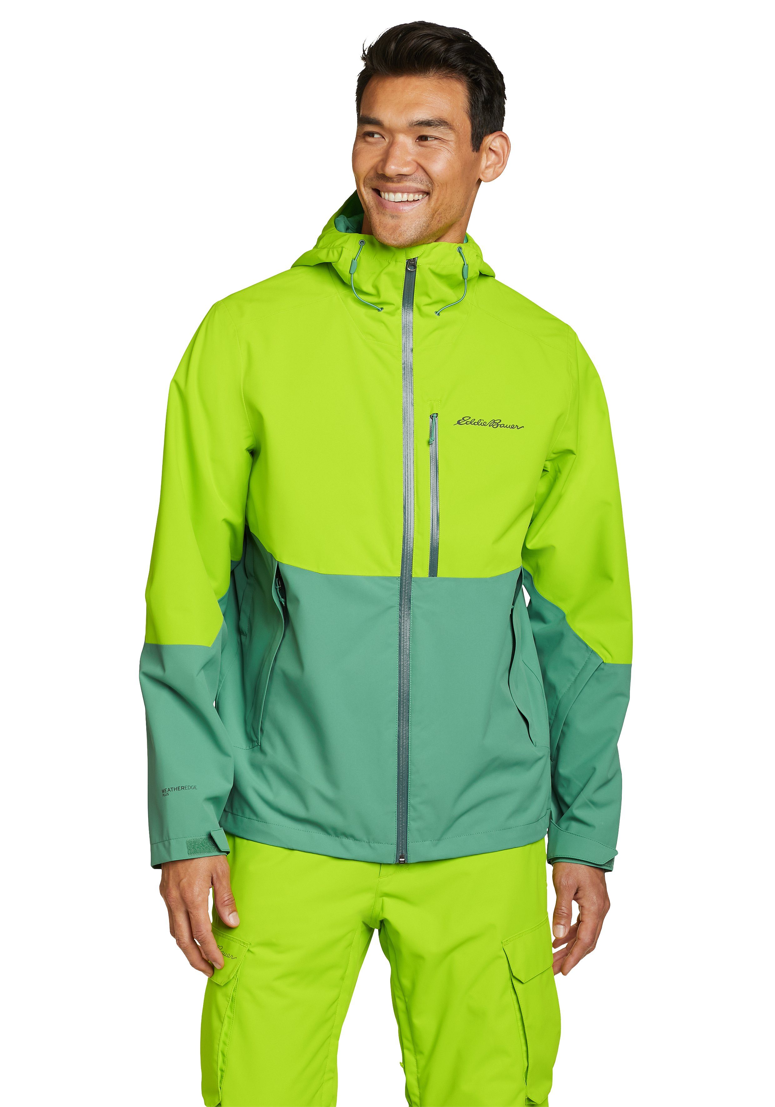 Eddie Bauer Skijacke Powder Search Jacke mit Kapuze Frühlingsgrün