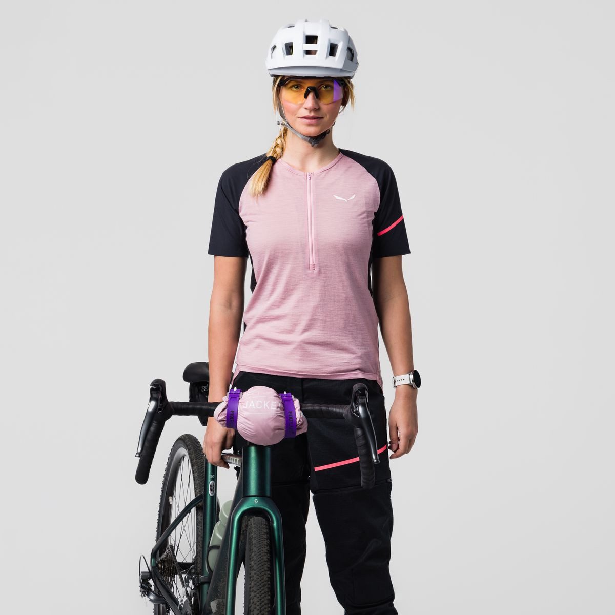 Salewa T-Shirt Vento Merino Half Zip T-Shirt Damen - Salewa