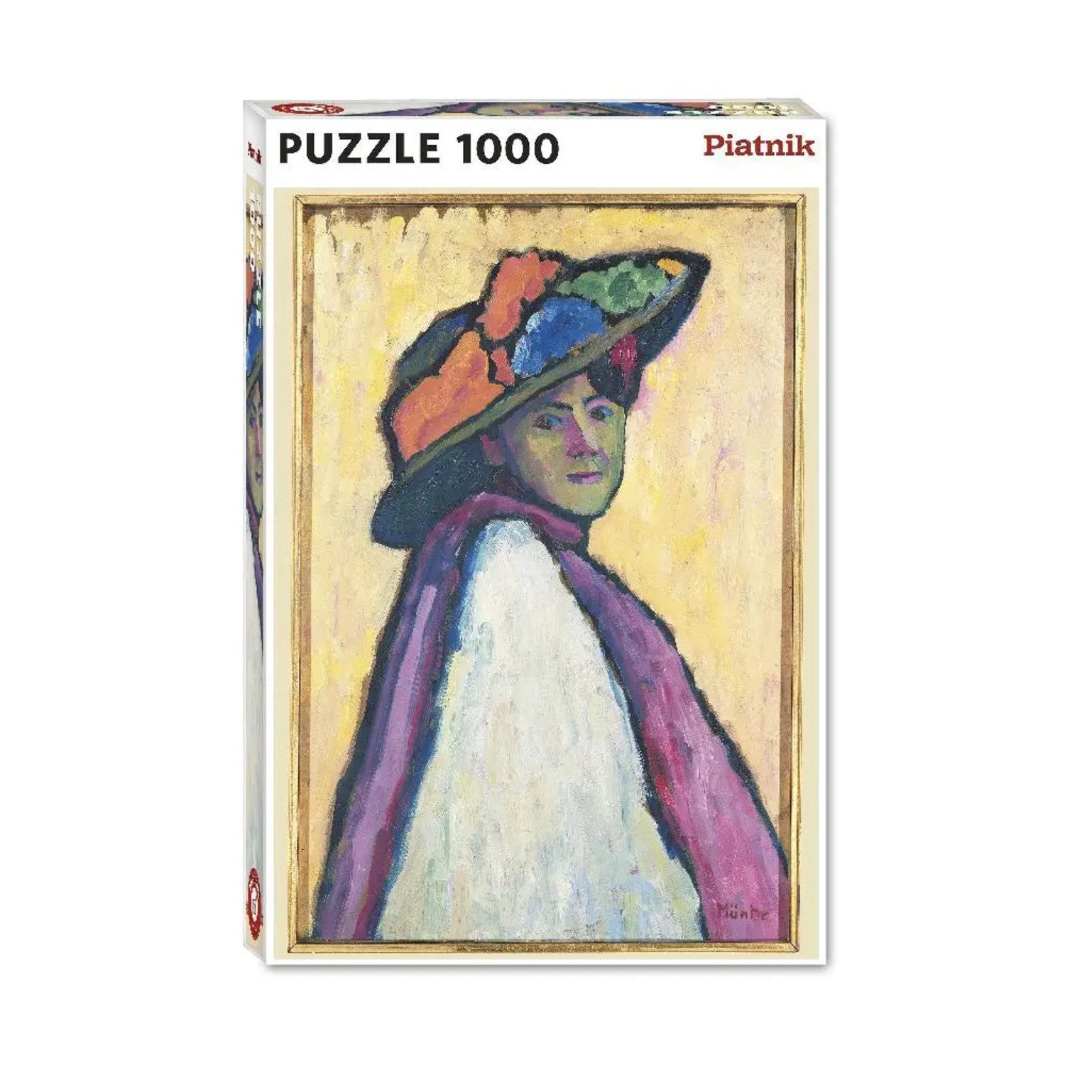 Piatnik Puzzle Munter - Bildnis von Mariann von Werefkin, 1000 Puzzleteile