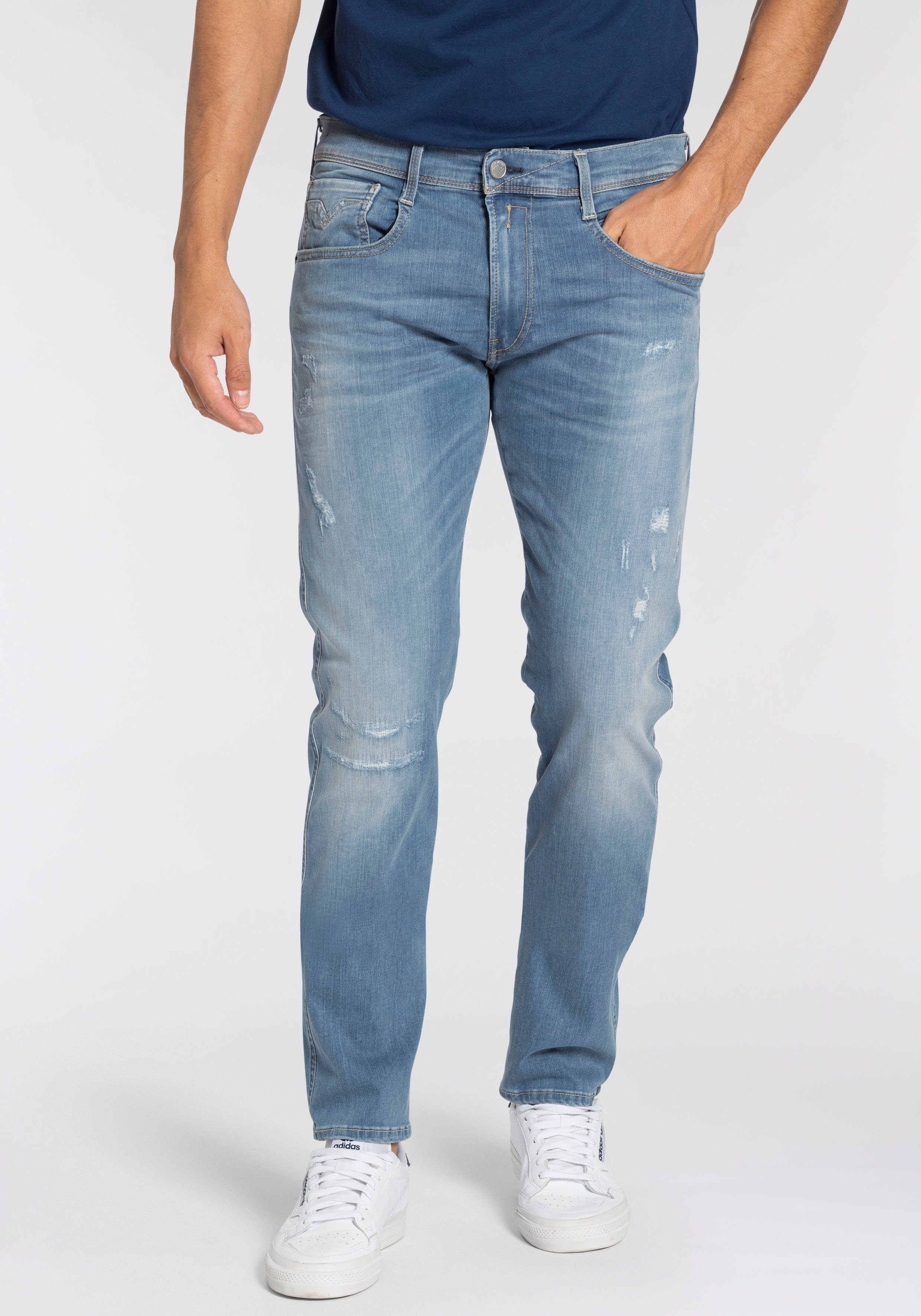Replay ANBASS light-blue Slim-fit-Jeans