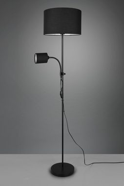 TRIO Leuchten Stehlampe OWEN, Ein-/Ausschalter, ohne Leuchtmittel, Getrennt schaltbar, Lesearm flexibel, Höhe 160 cm