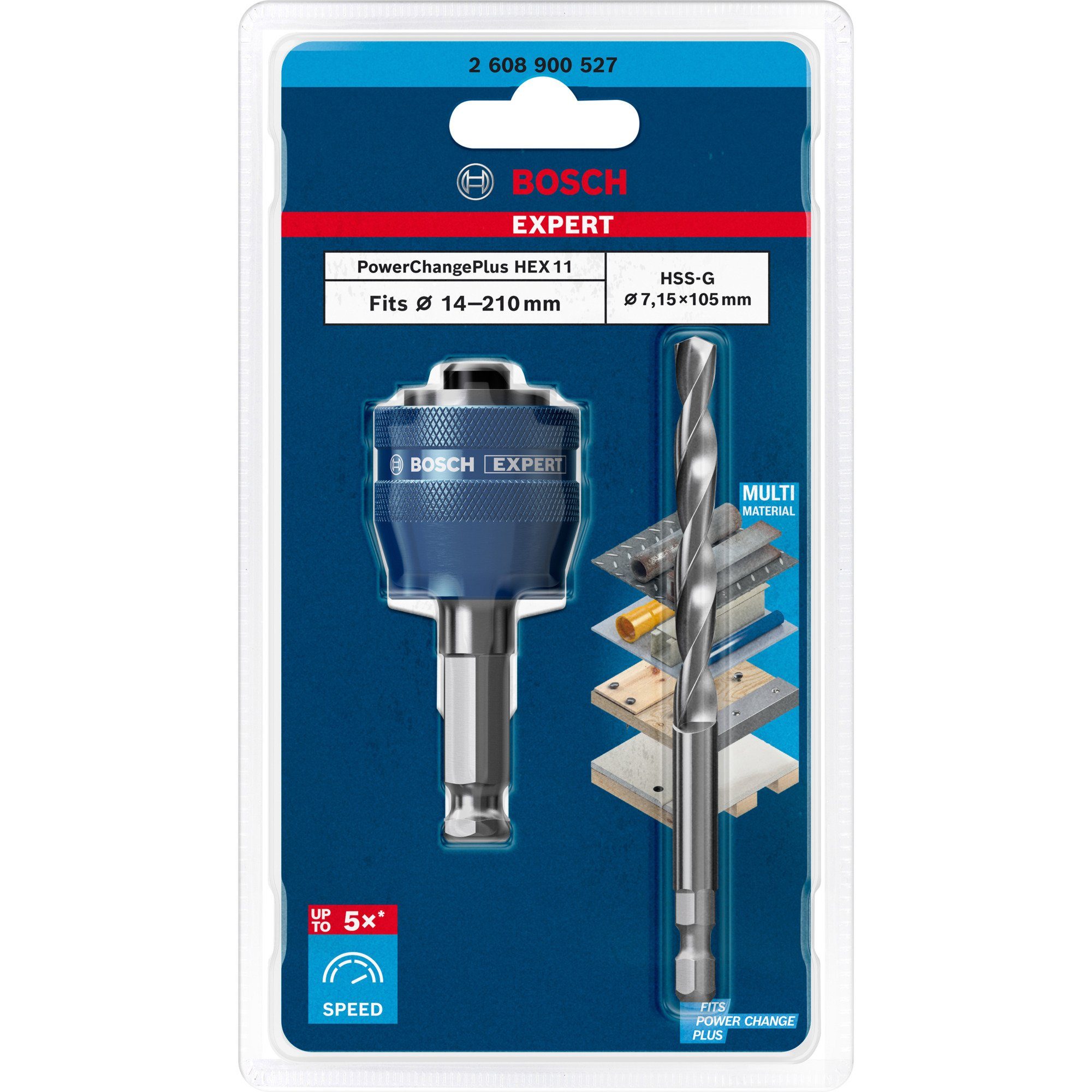 Bohrer- und Bitset Bosch Professional Expert Power Change Plus