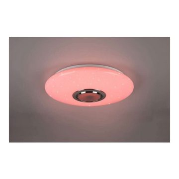 Reality Leuchten Deckenleuchte Deckenleuchte MUSICA Lampe LED Bluetooth Farbwechsler ca. 41 cm