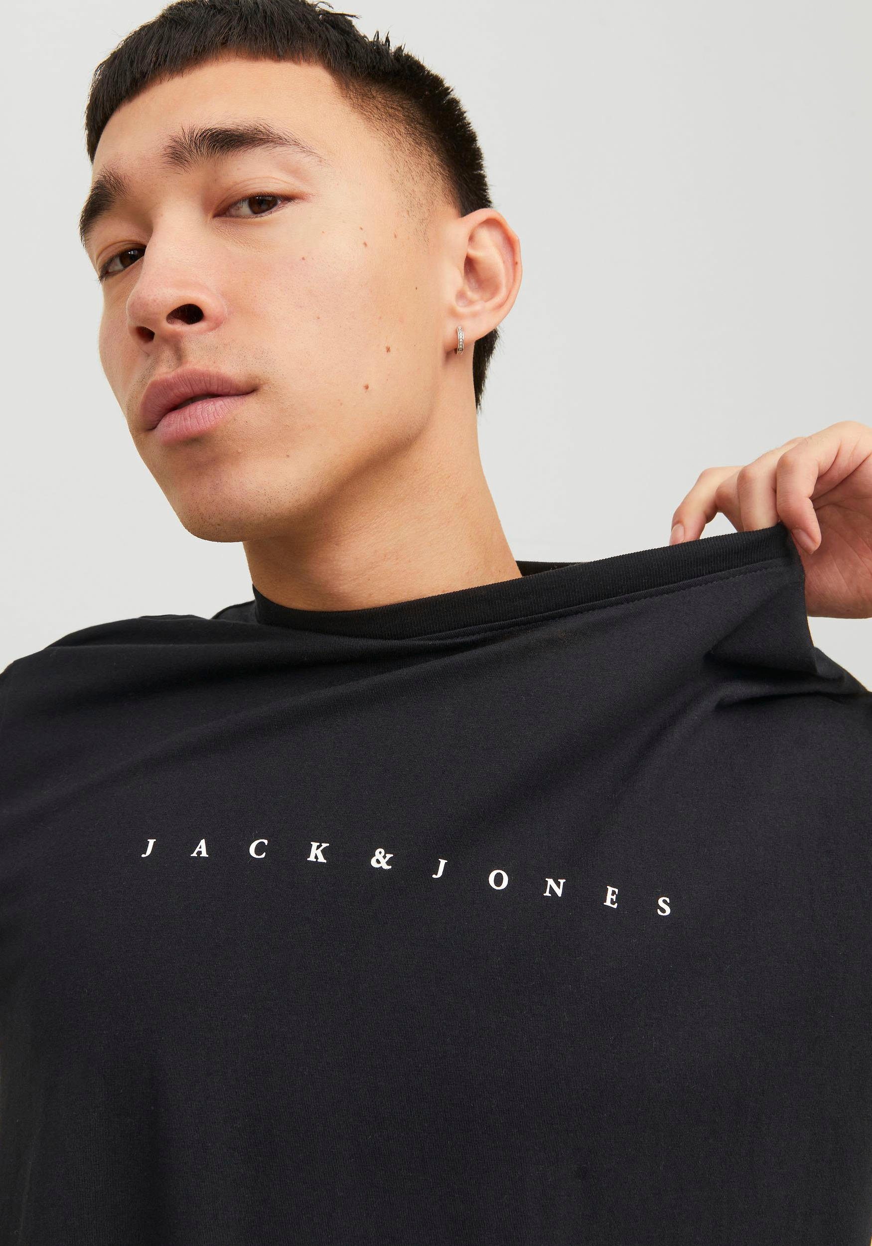 Jack & Jones Rundhalsshirt JJESTAR mit Pigmentprint und Baumwollgefühl mit günstig online kaufen