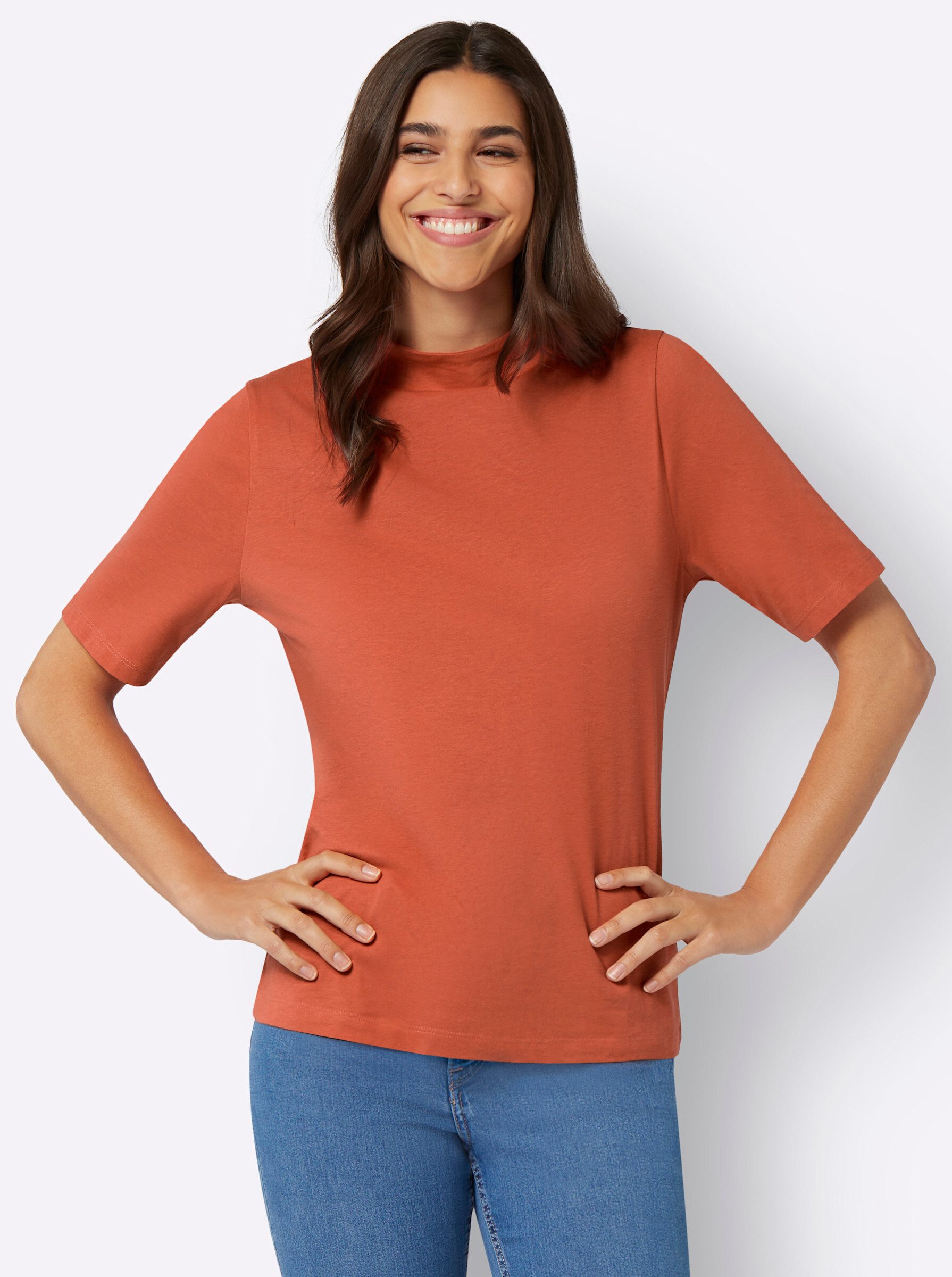 Sieh an! T-Shirt Kurzarmshirt . günstig online kaufen