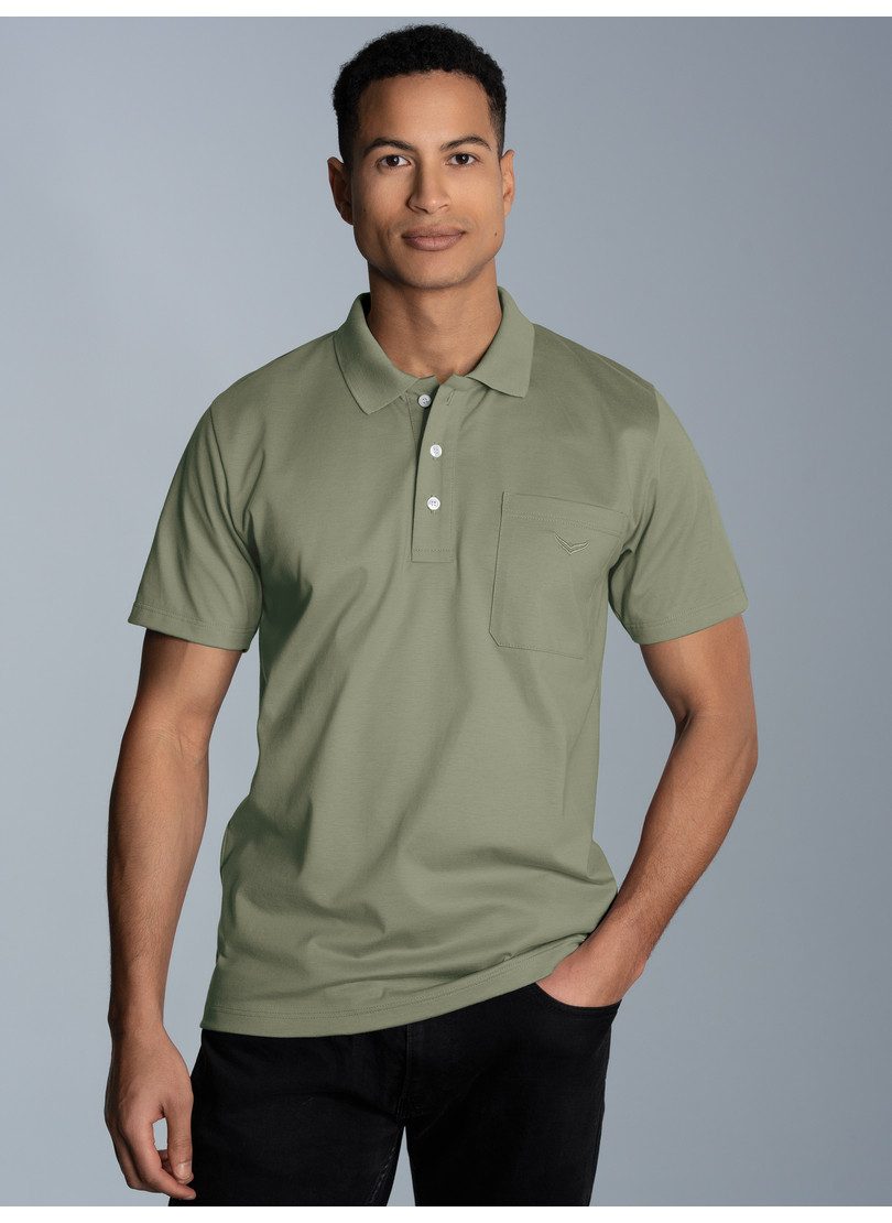 Trigema Poloshirt TRIGEMA Poloshirt aus Single-Jersey (1-tlg)