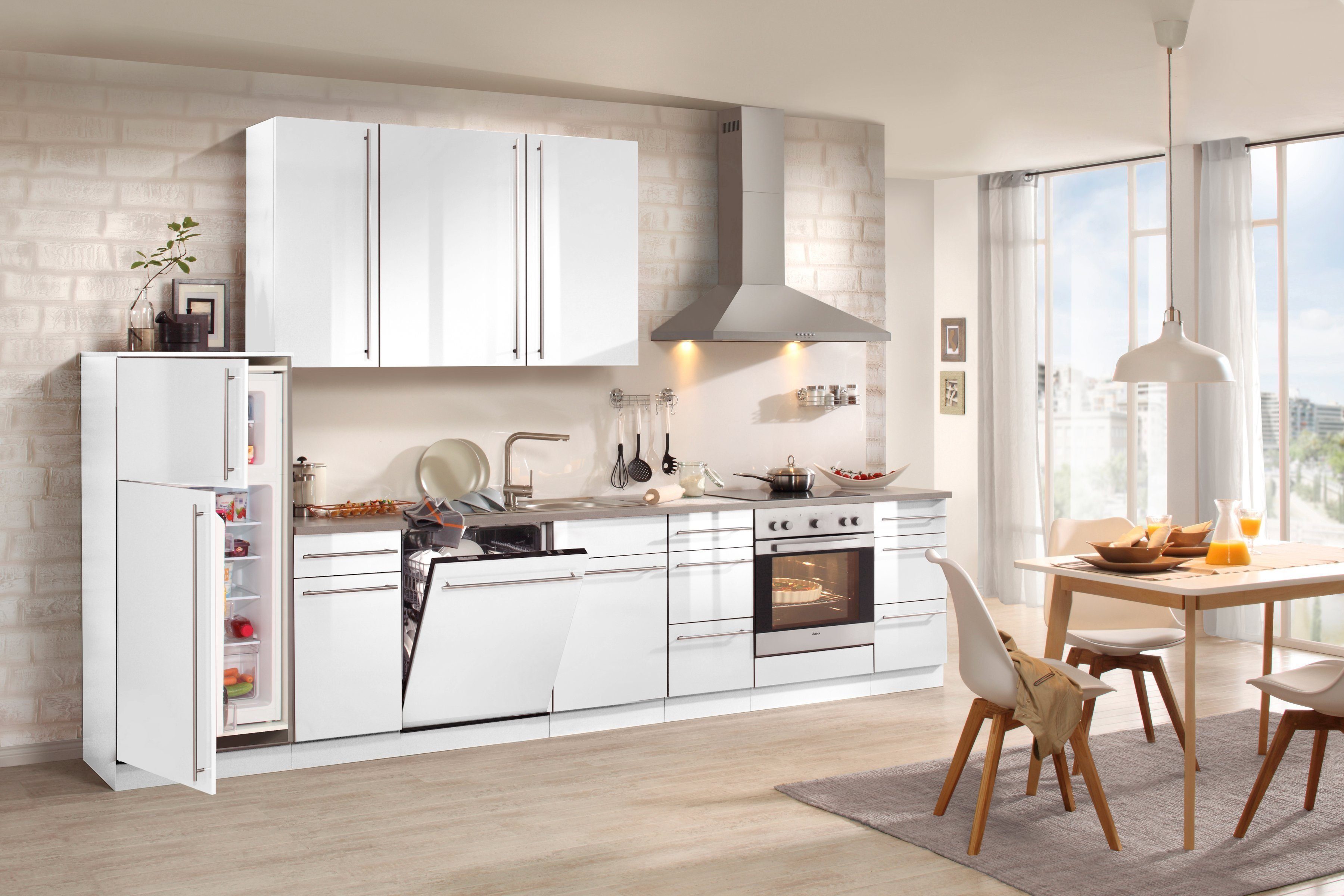 wiho Küchen Unterschrank Chicago 50 cm breit mit 2 Auszügen günstig online kaufen