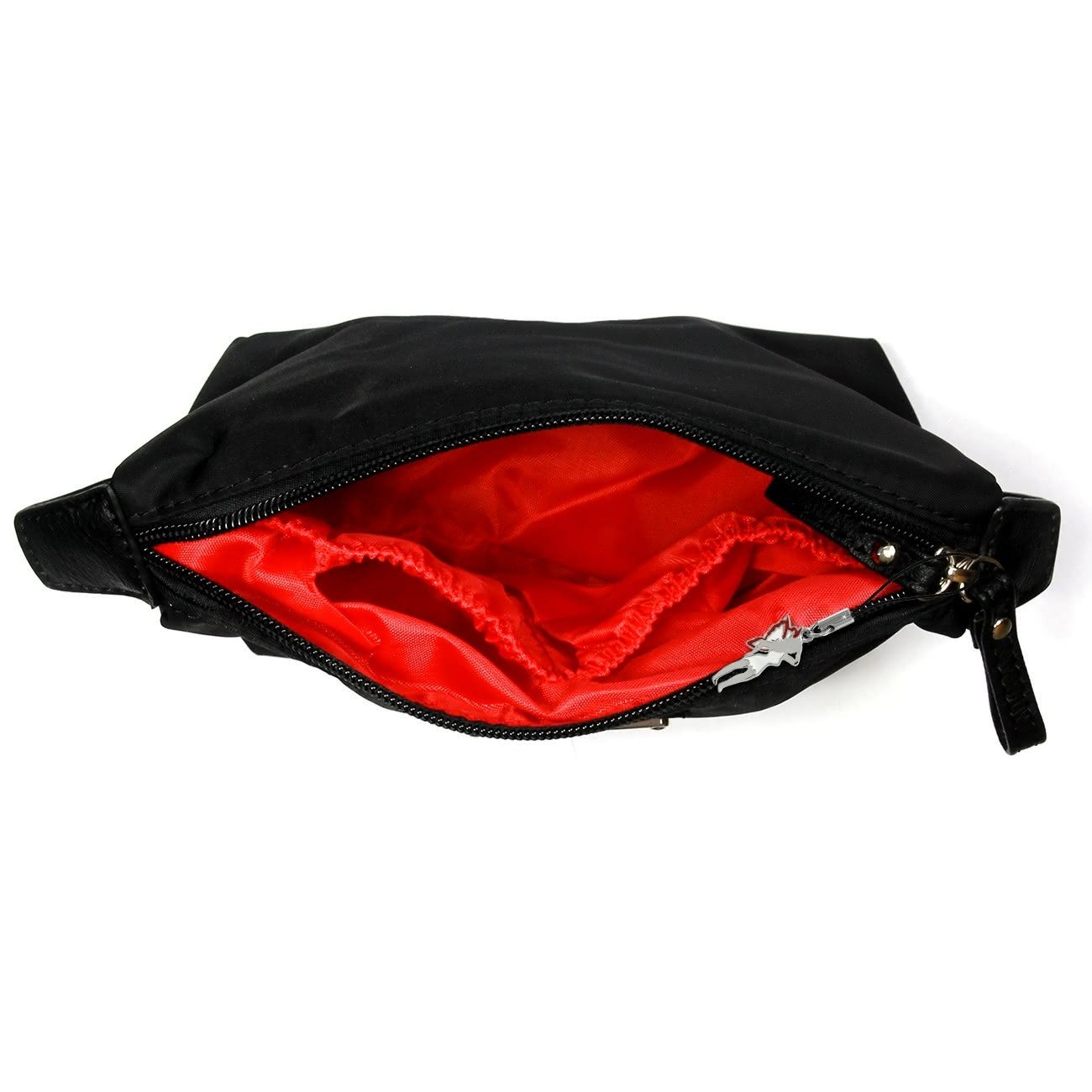 Jennifer Jones Kosmetiktasche Jennifer Jones Damen Herren Kosmetiktasche (Kosmetiktasche, Kosmetiktasche), Kosmetiktasche Nylon, schwarz ca. 16cm x ca. 12cm